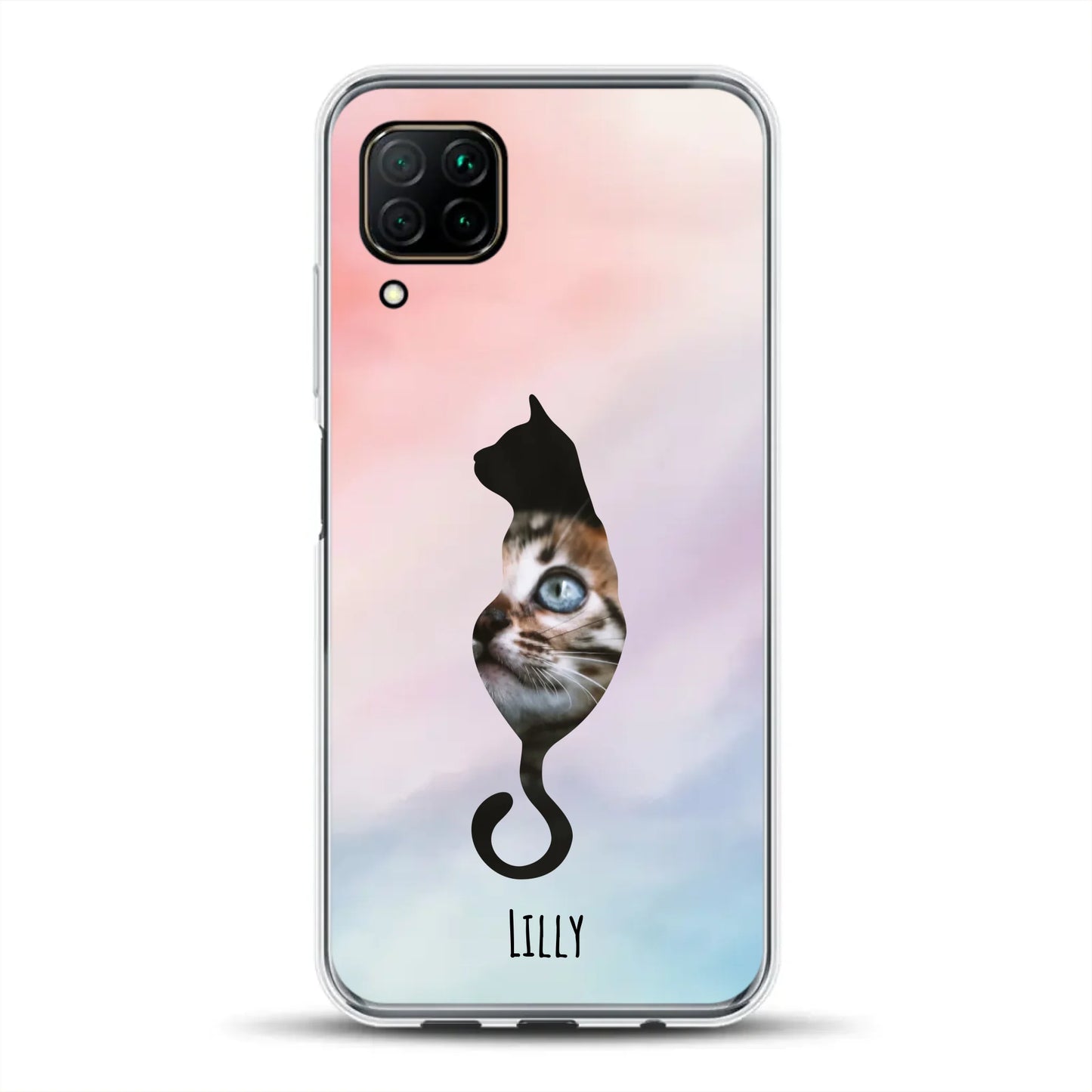 Silhouette Love - Individuelle Handyhülle für Huawei