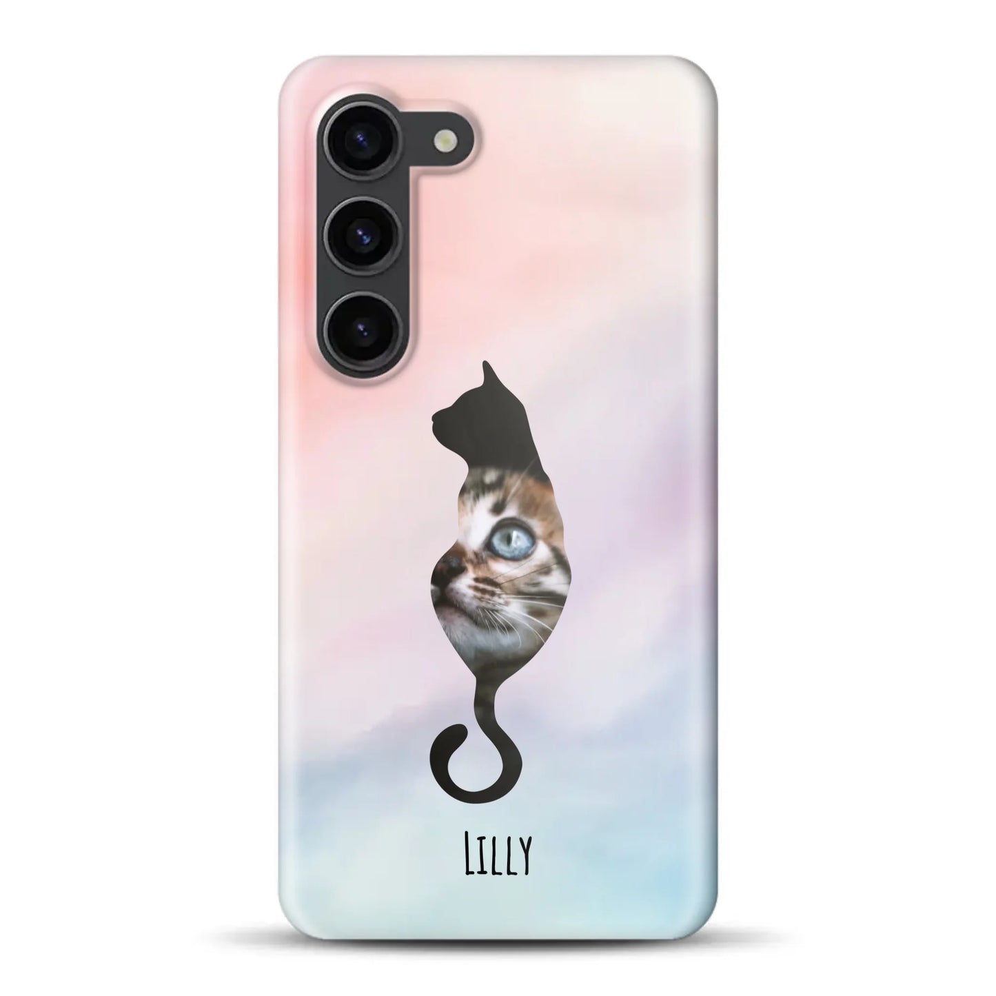 Silhouette Love - Individuelle Hardcase Hülle für Samsung