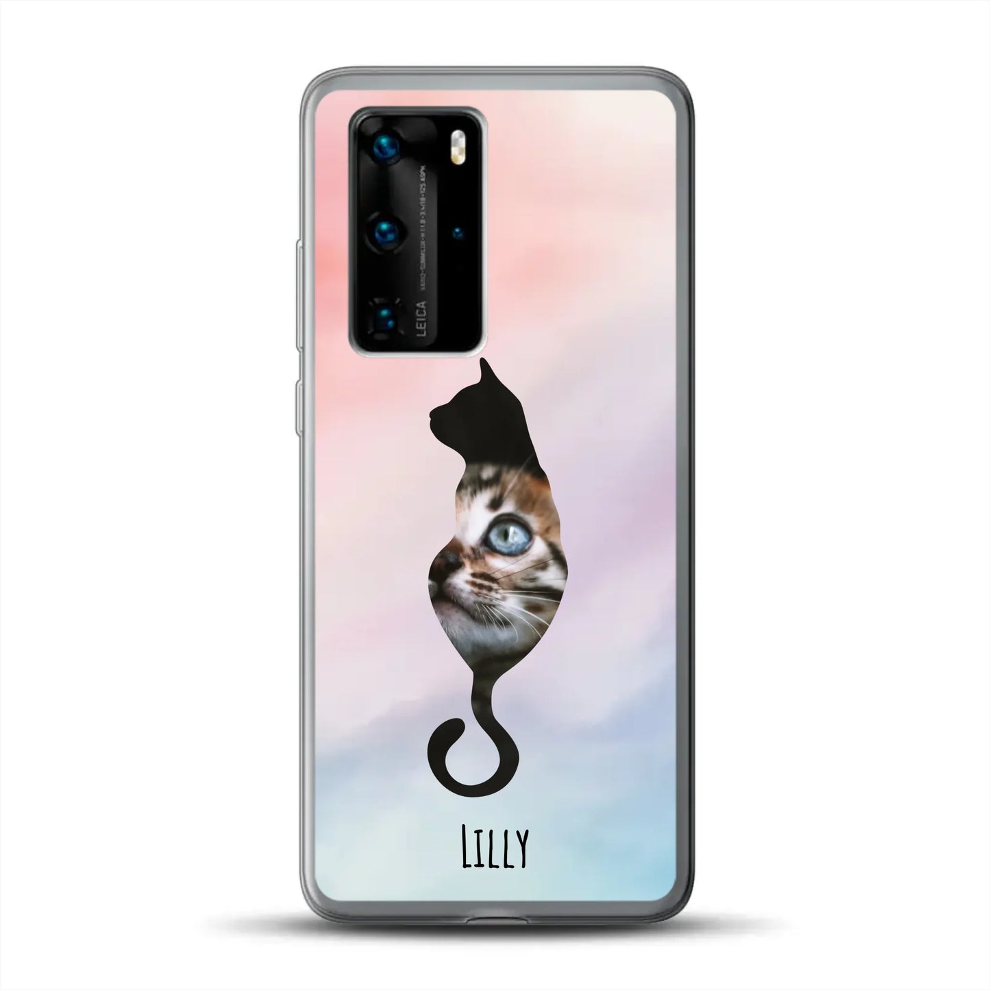 Silhouette Love - Individuelle Handyhülle für Huawei