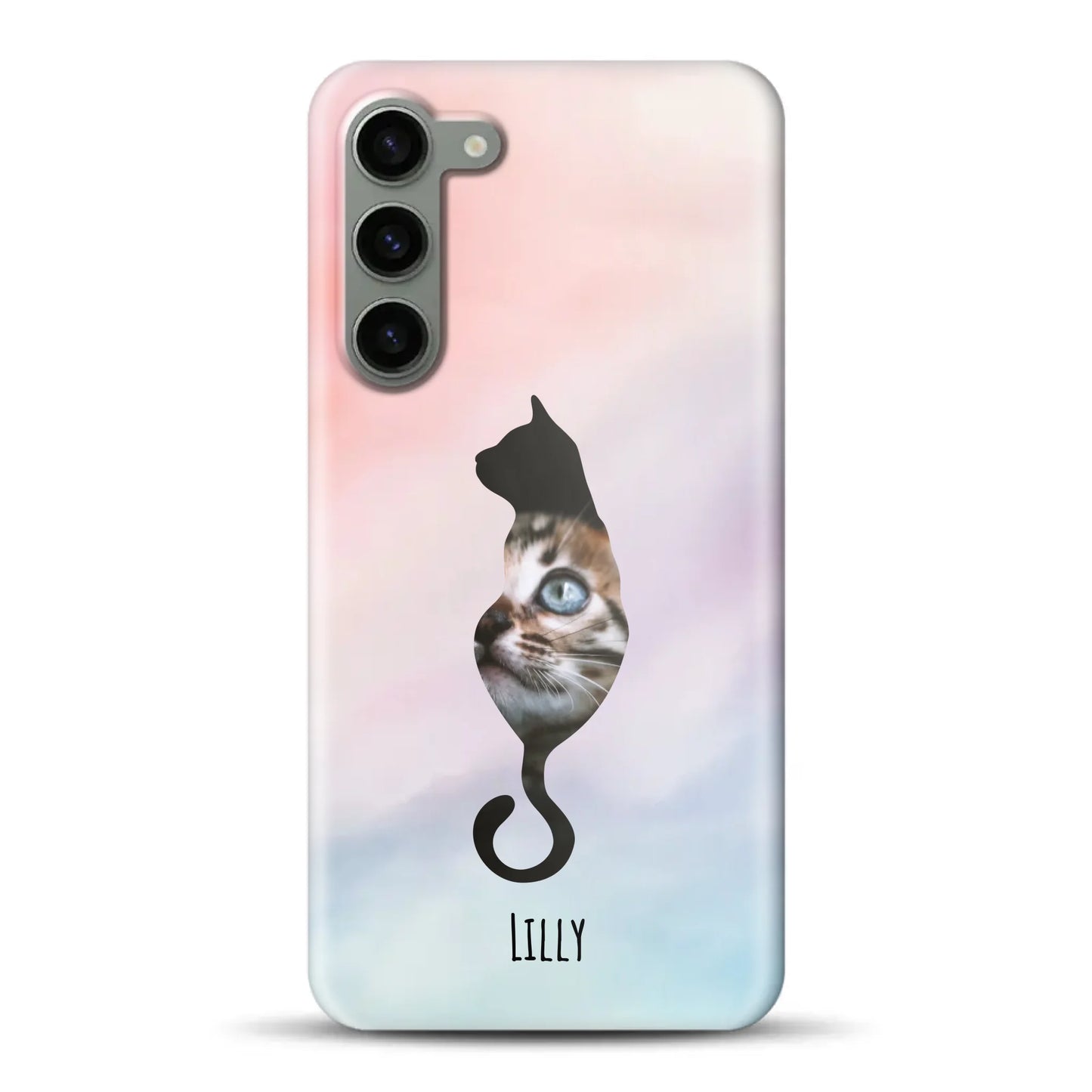 Silhouette Love - Individuelle Hardcase Hülle für Samsung
