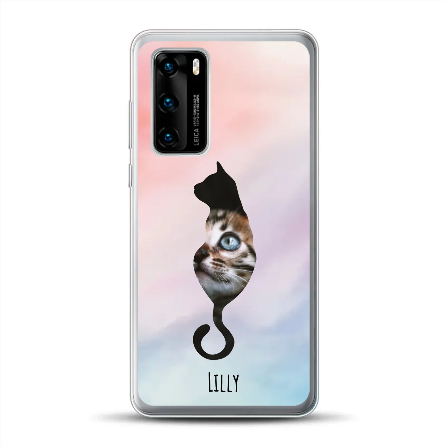 Silhouette Love - Individuelle Handyhülle für Huawei