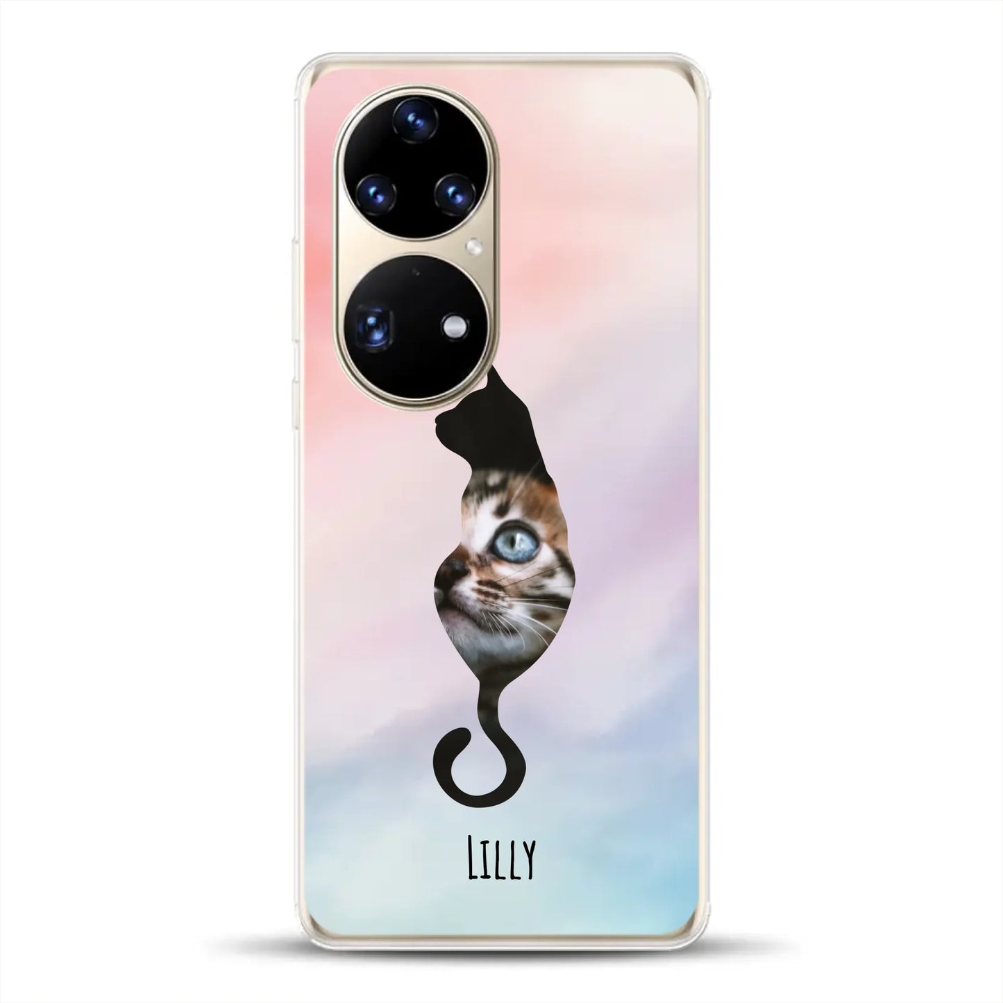 Silhouette Love - Individuelle Handyhülle für Huawei
