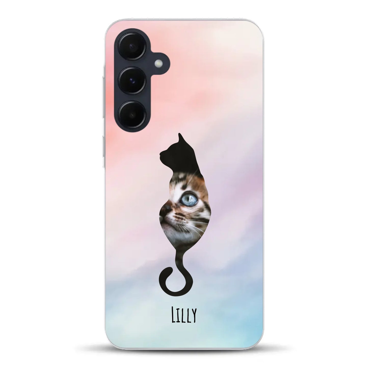 Silhouette Love - Individuelle Handyhülle für Samsung