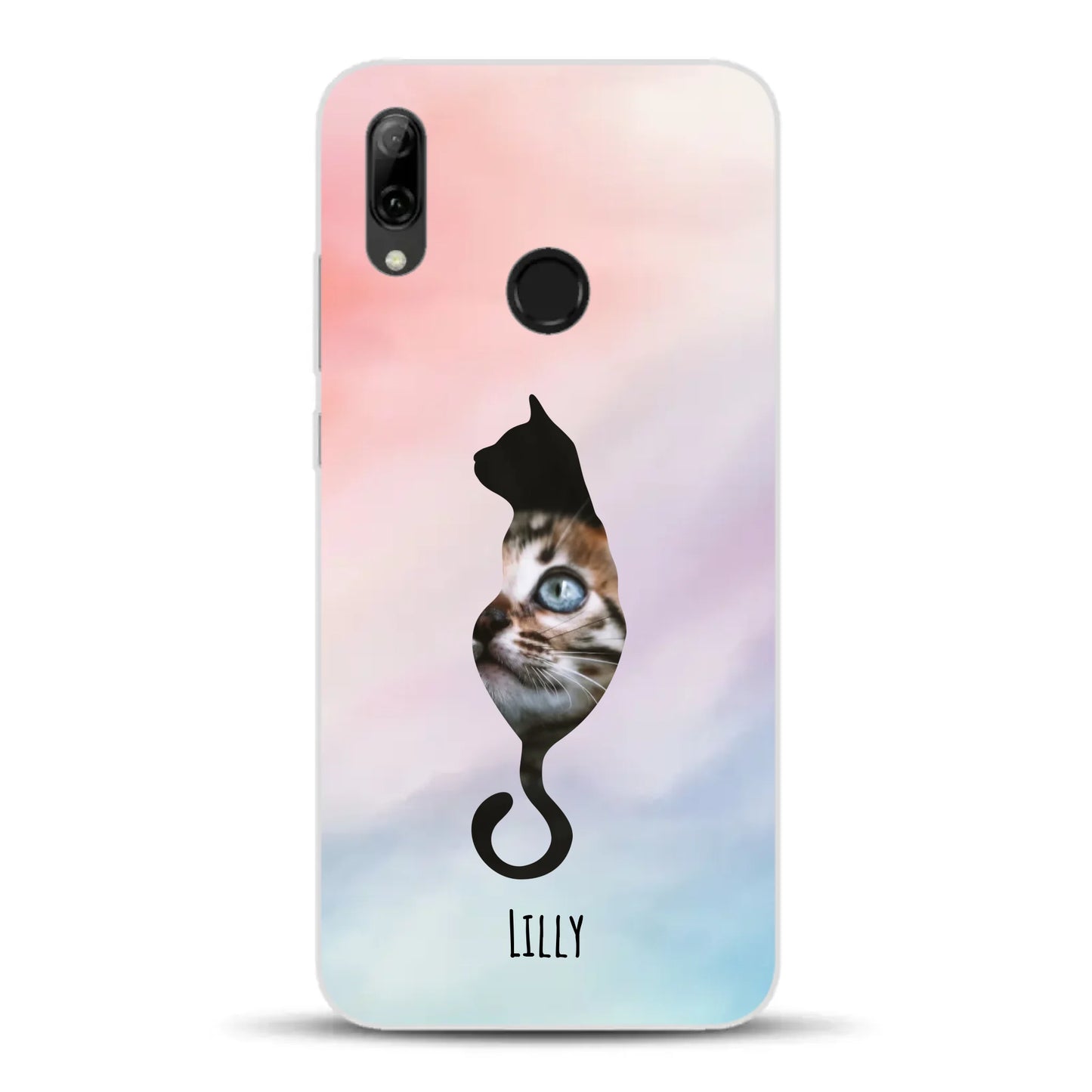 Silhouette Love - Individuelle Handyhülle für Huawei