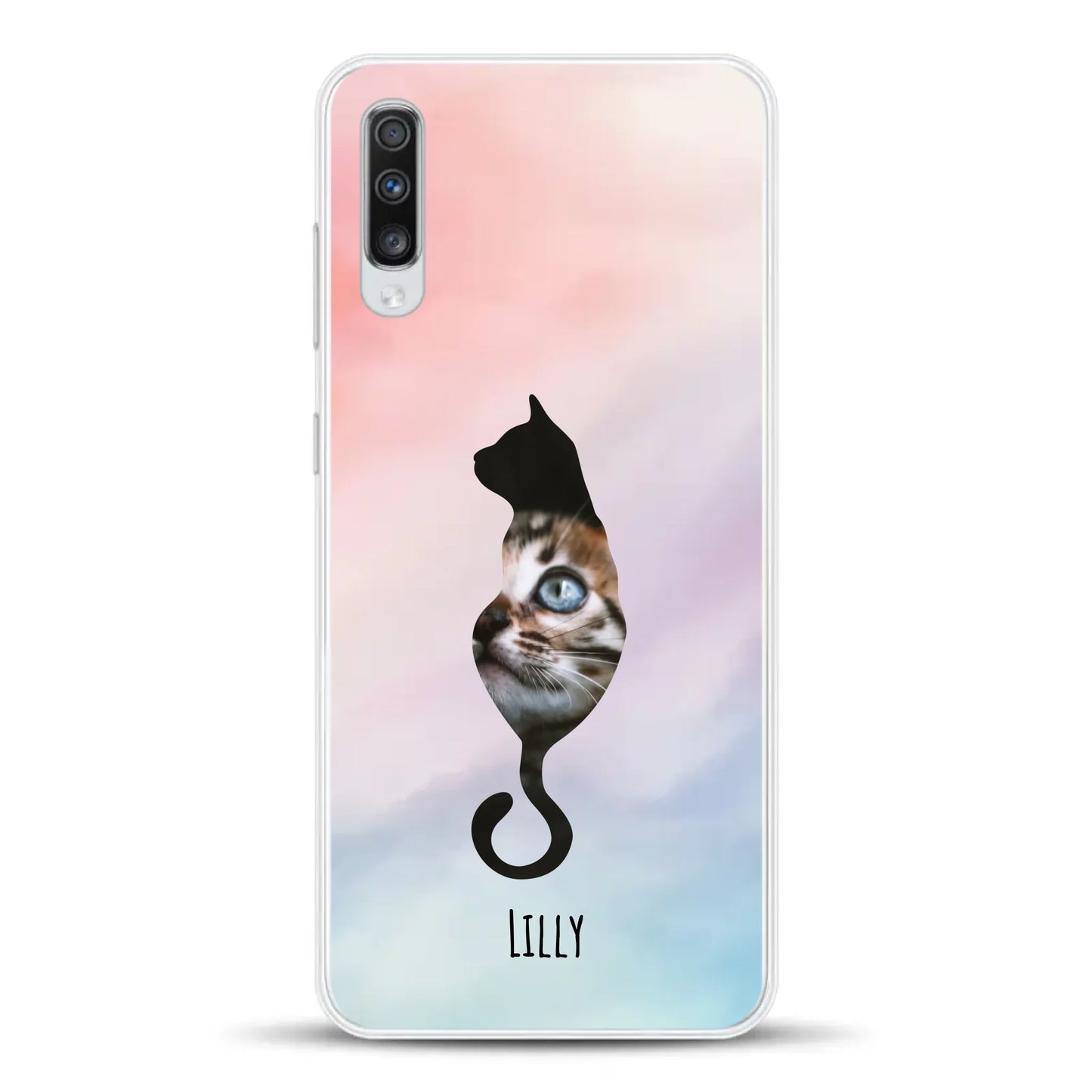 Silhouette Love - Individuelle Handyhülle für Samsung
