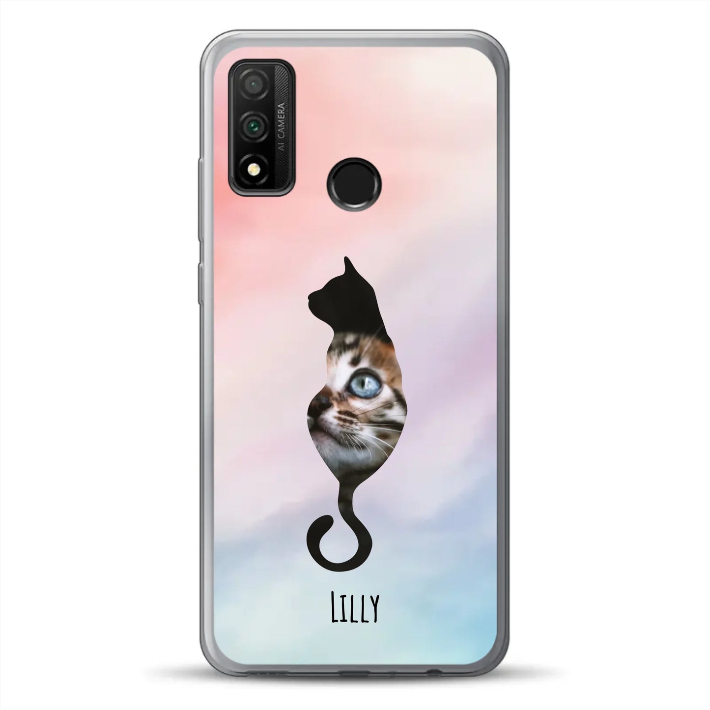 Silhouette Love - Individuelle Handyhülle für Huawei