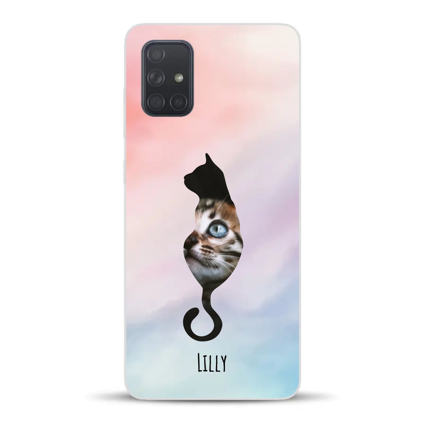 Silhouette Love - Individuelle Handyhülle für Samsung