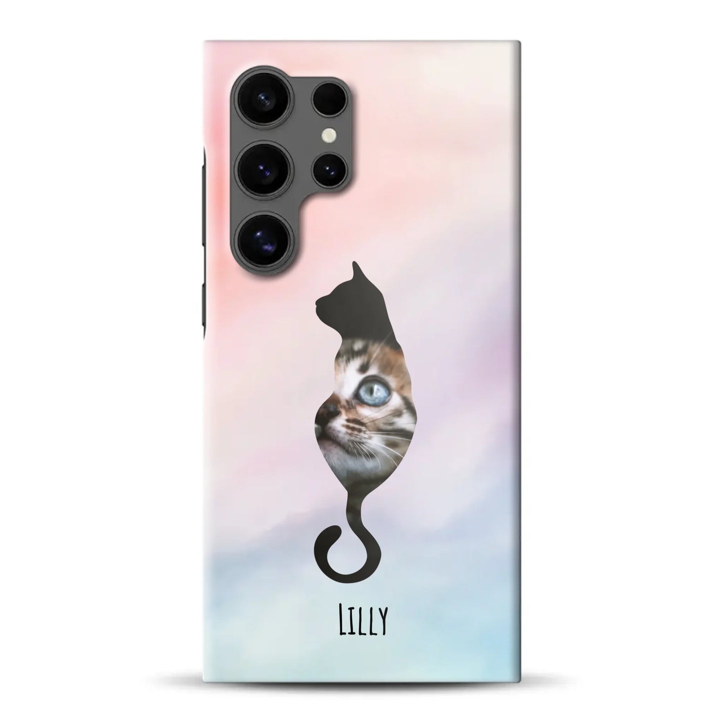 Silhouette Love - Individuelle Hardcase Hülle für Samsung