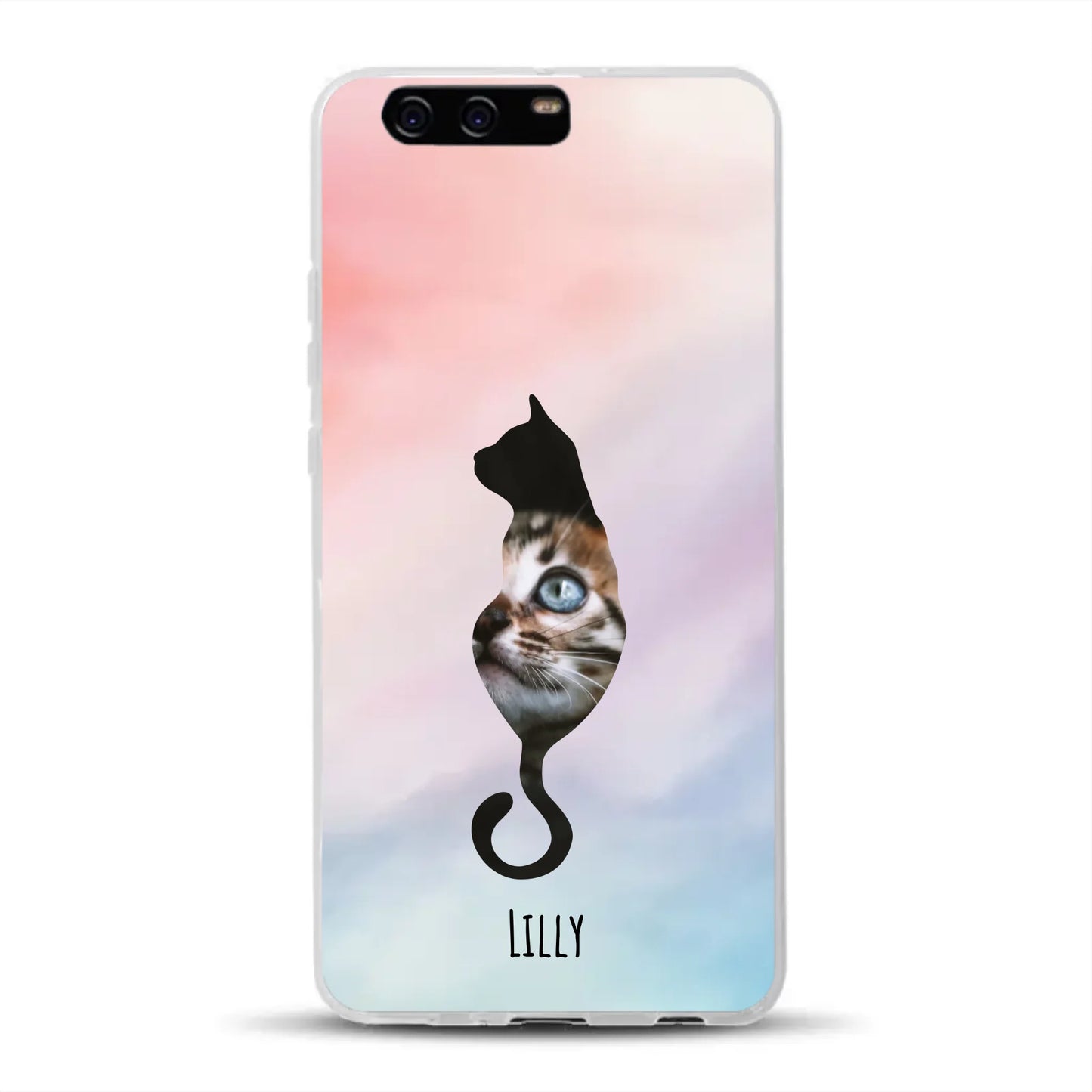 Silhouette Love - Individuelle Handyhülle für Huawei