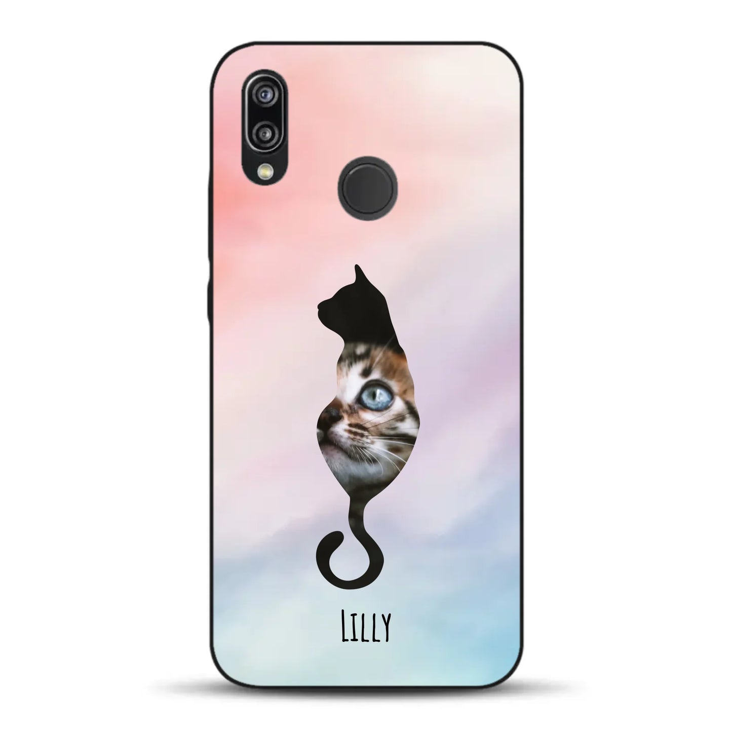 Silhouette Love - Individuelle Handyhülle für Huawei