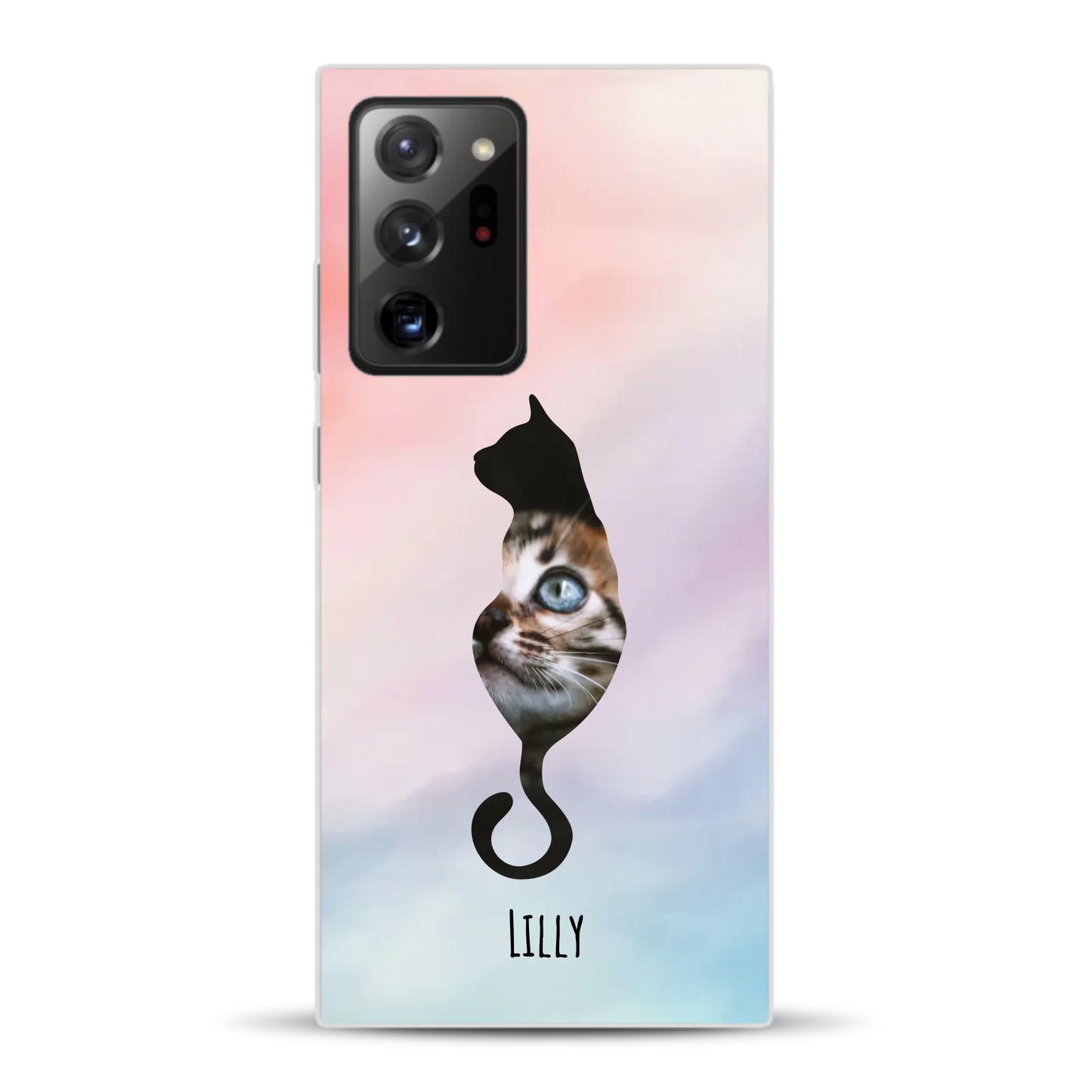 Silhouette Love - Individuelle Handyhülle für Samsung