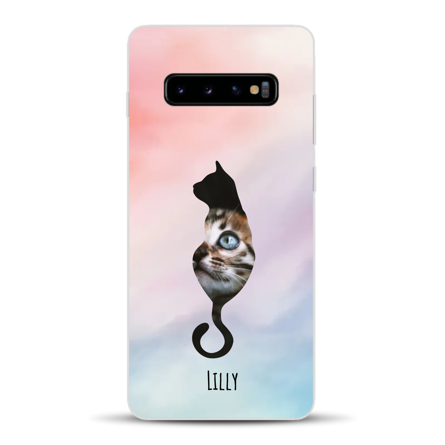 Silhouette Love - Individuelle Handyhülle für Samsung