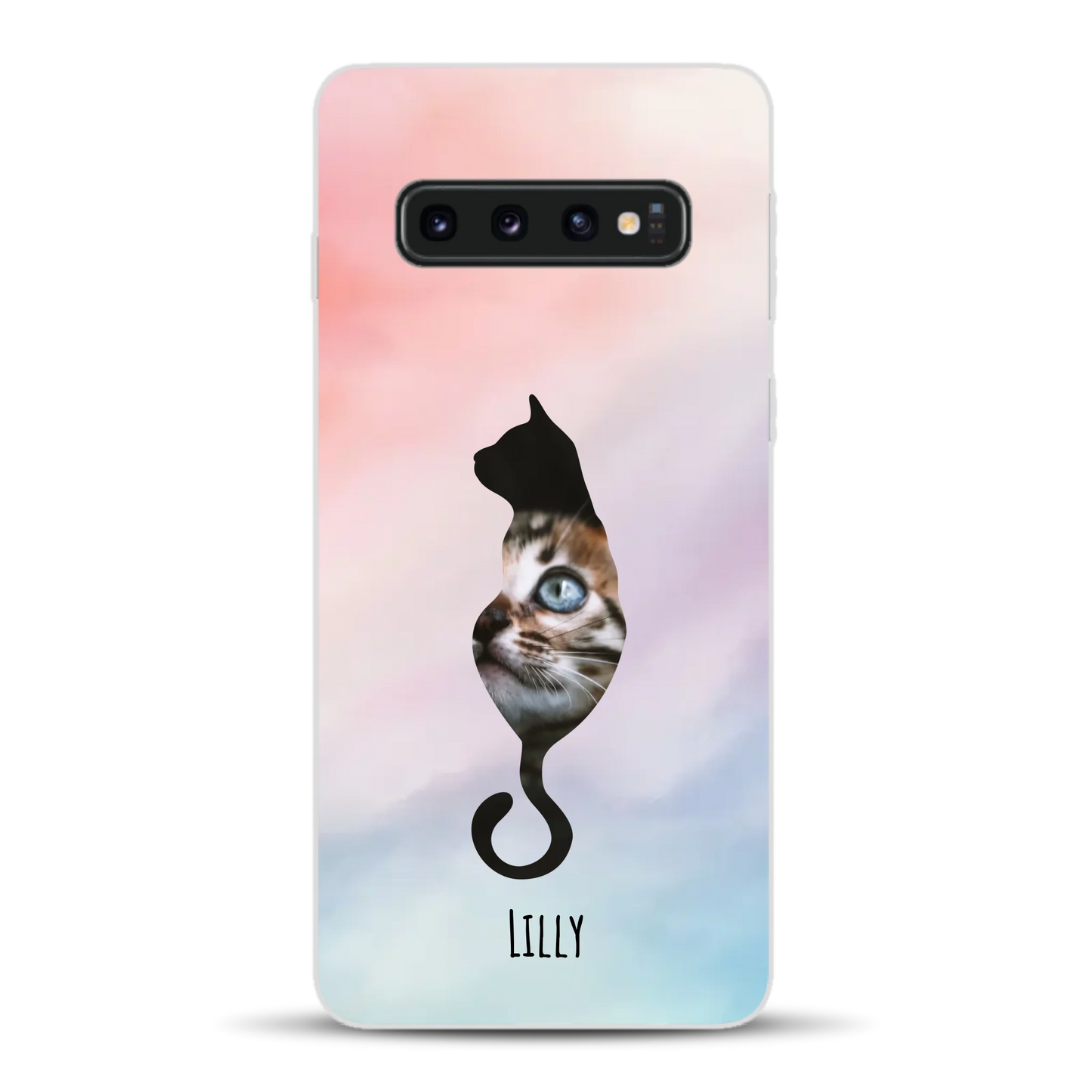 Silhouette Love - Individuelle Handyhülle für Samsung