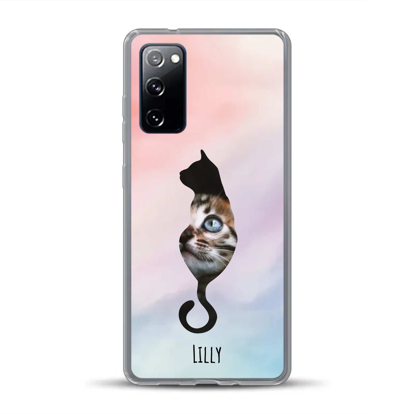 Silhouette Love - Individuelle Handyhülle für Samsung