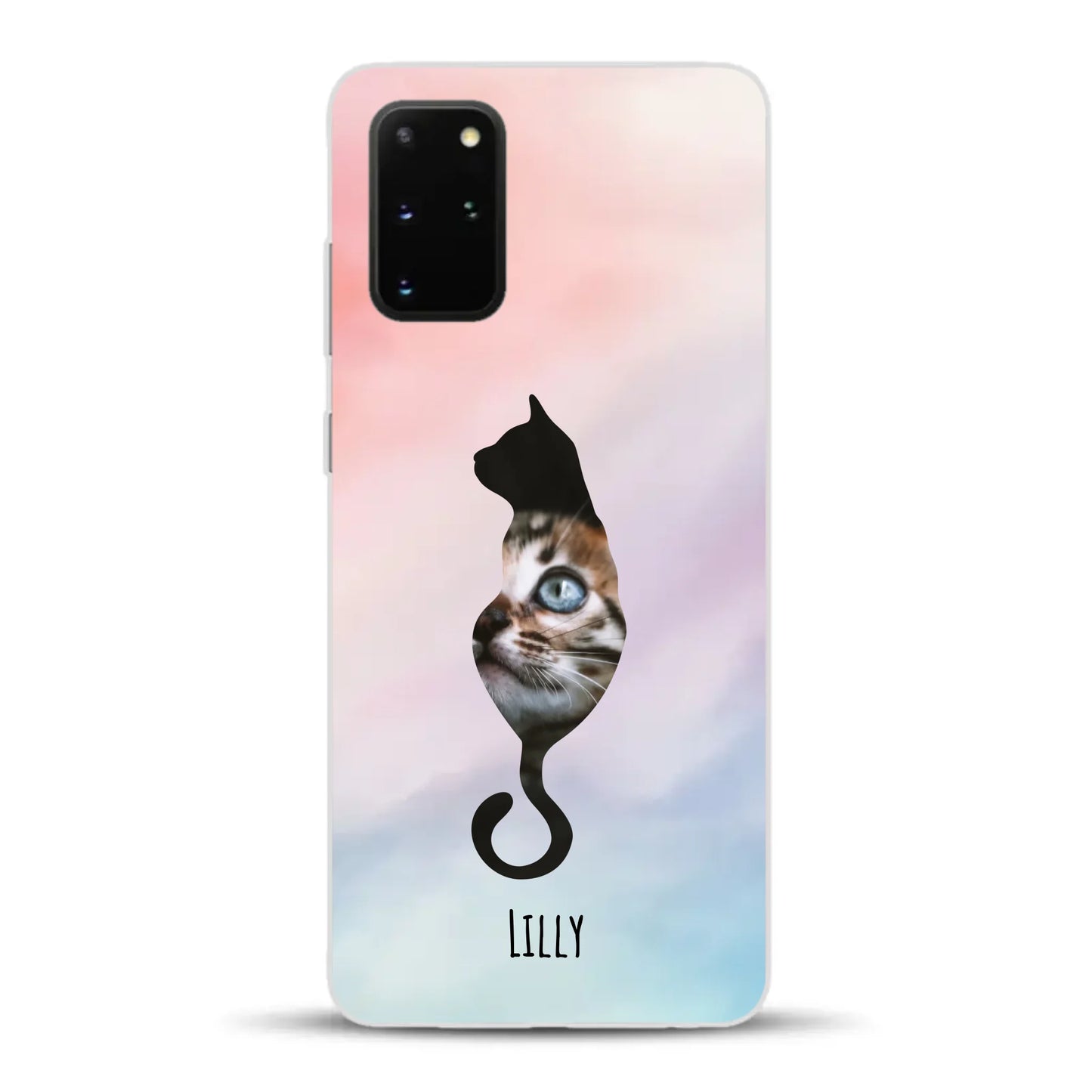 Silhouette Love - Individuelle Handyhülle für Samsung