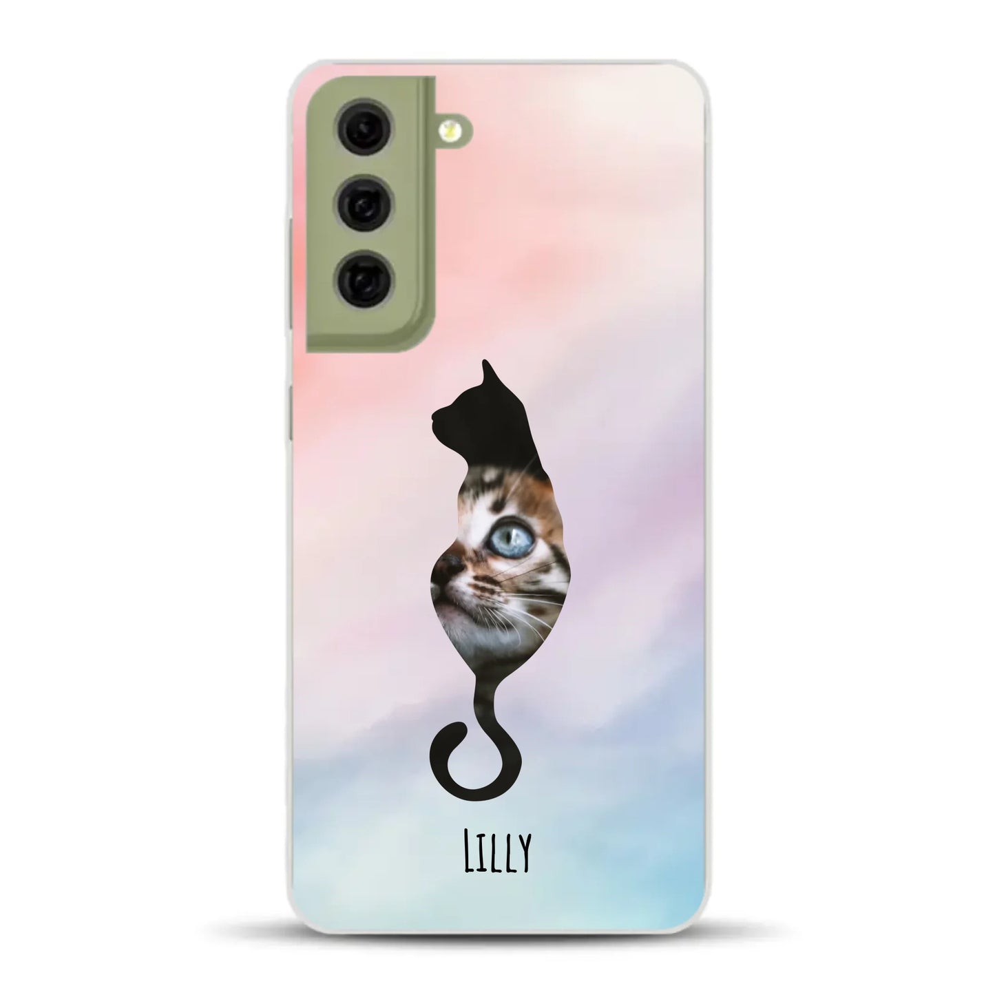 Silhouette Love - Individuelle Handyhülle für Samsung