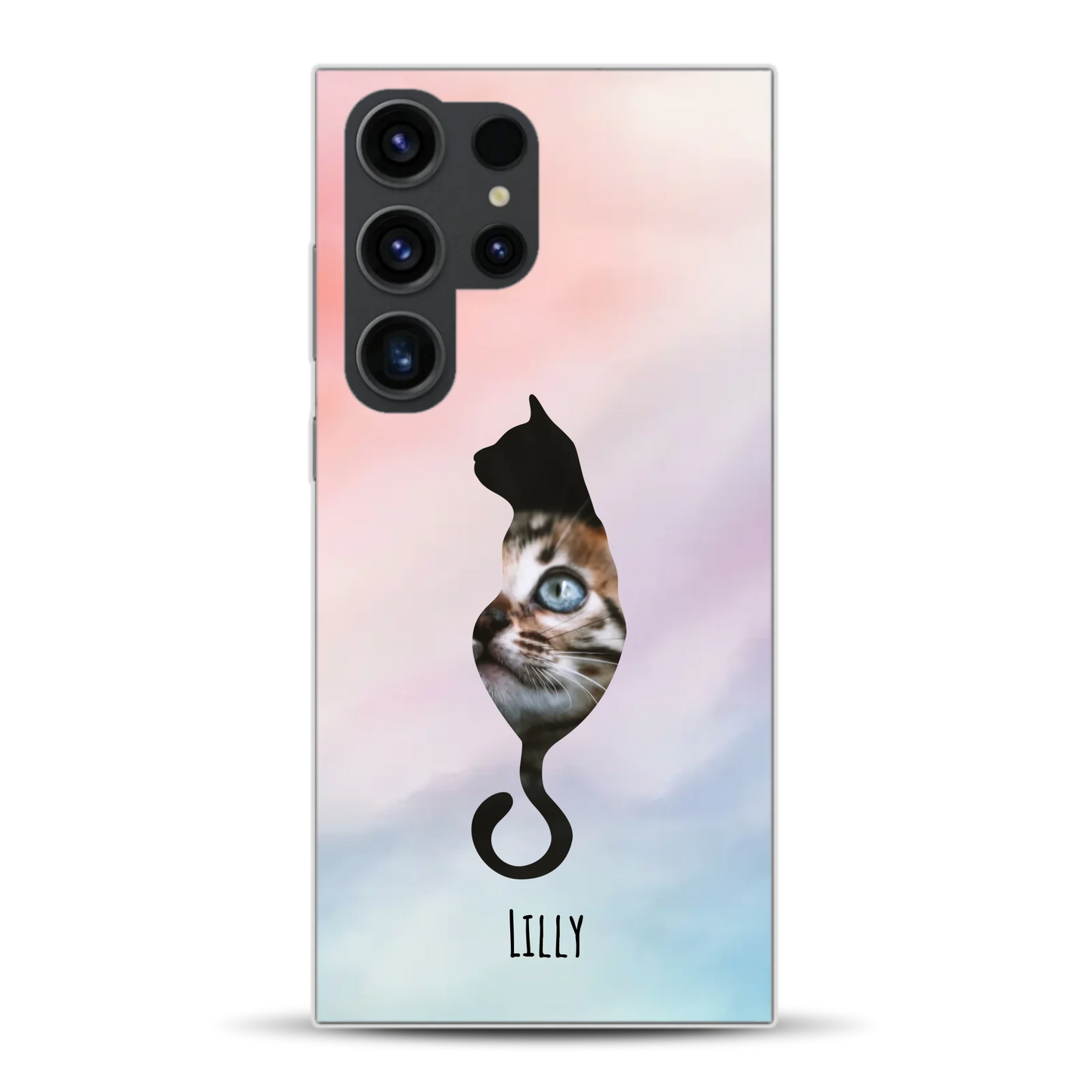 Silhouette Love - Individuelle Handyhülle für Samsung