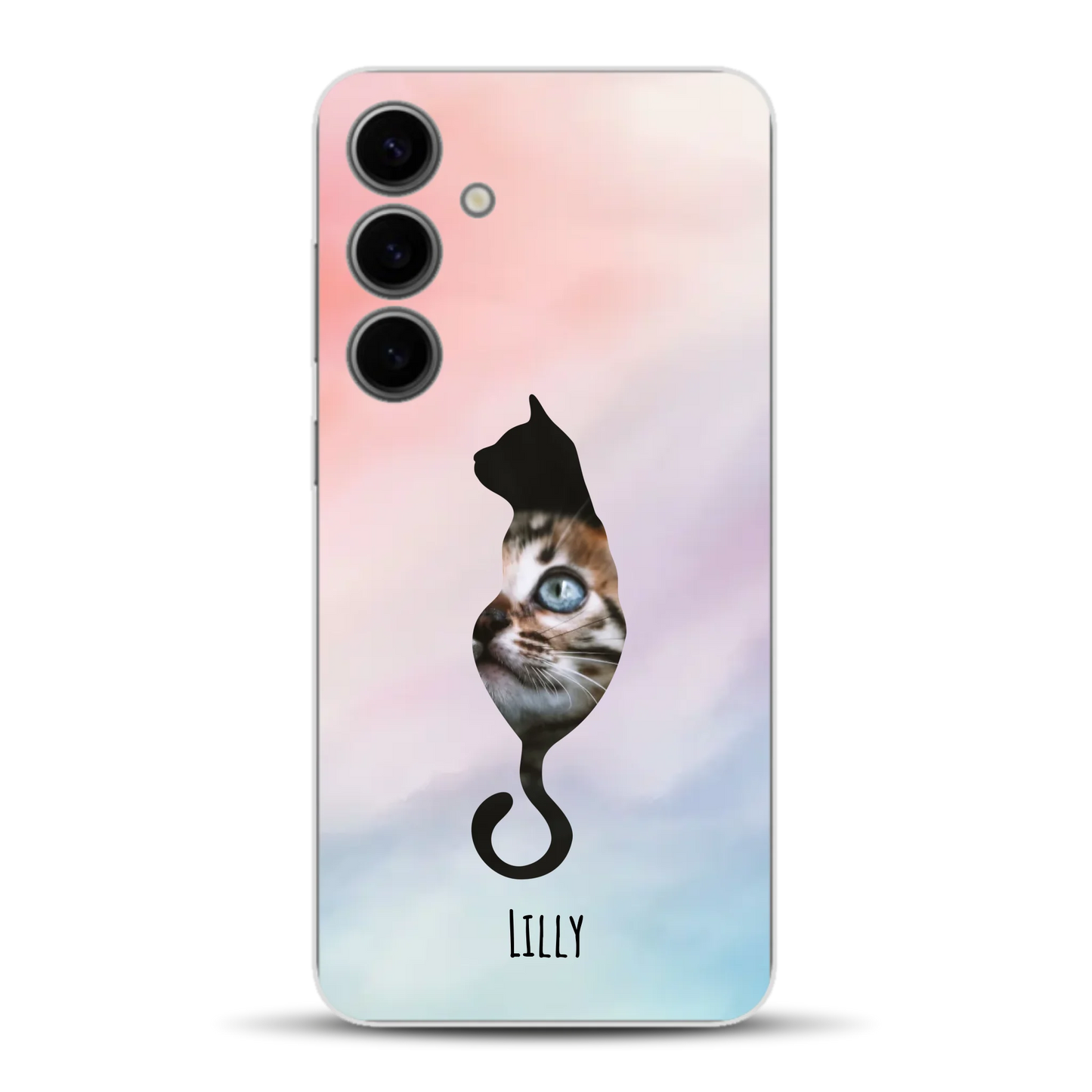 Silhouette Love - Individuelle Handyhülle für Samsung