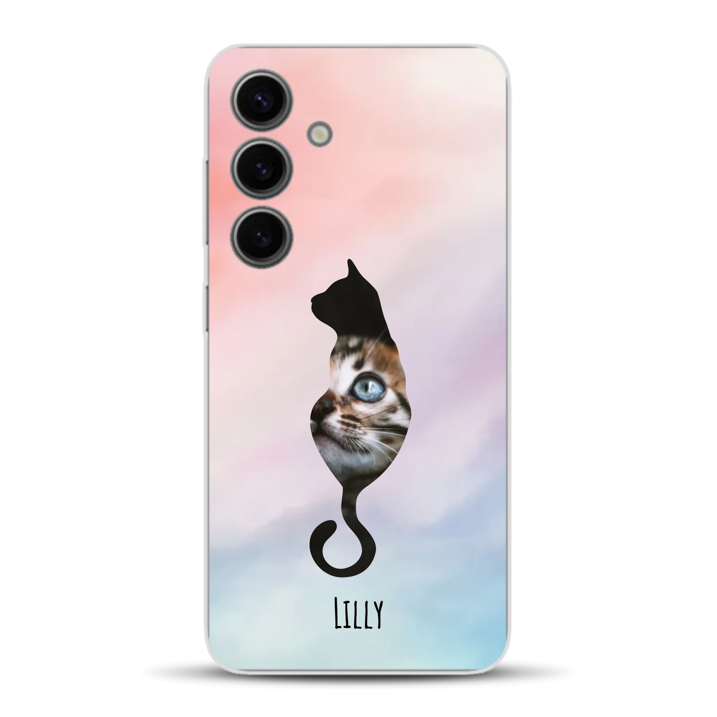 Silhouette Love - Individuelle Handyhülle für Samsung