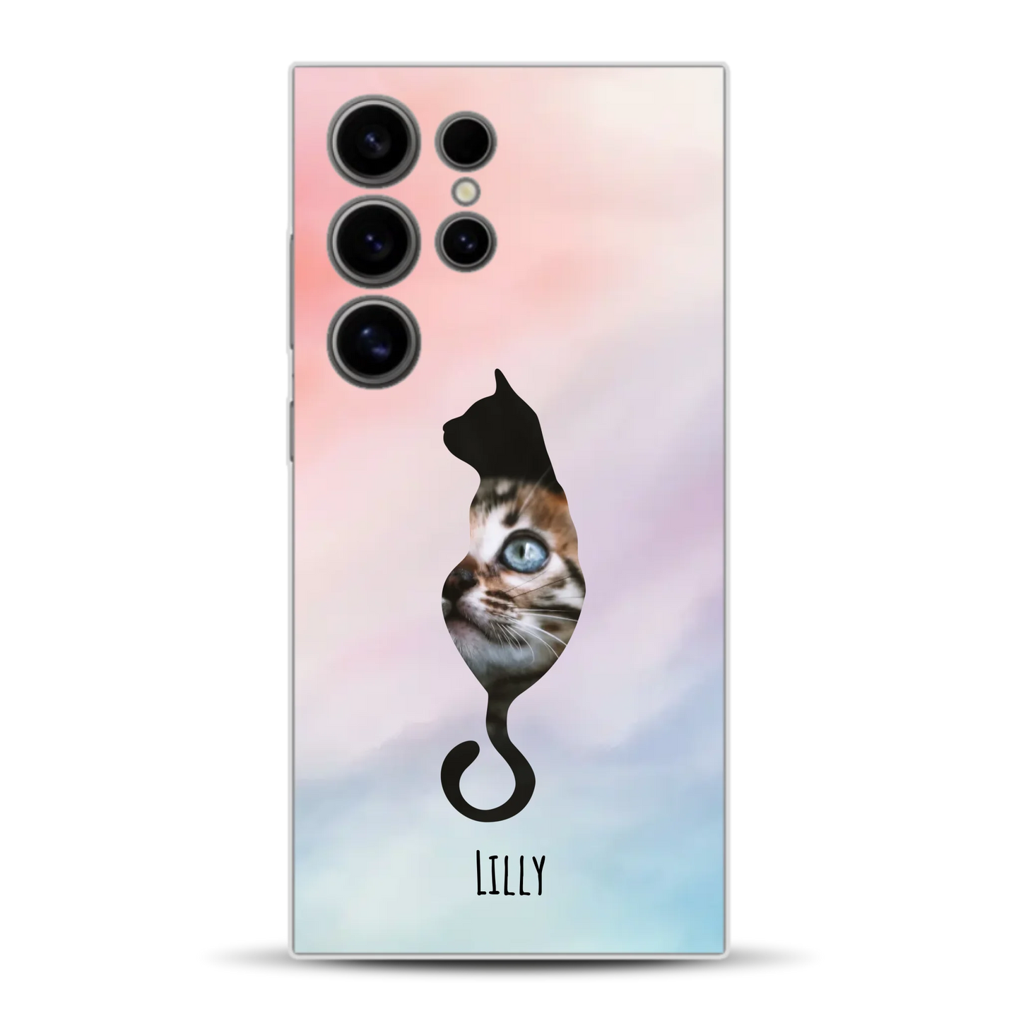 Silhouette Love - Individuelle Handyhülle für Samsung