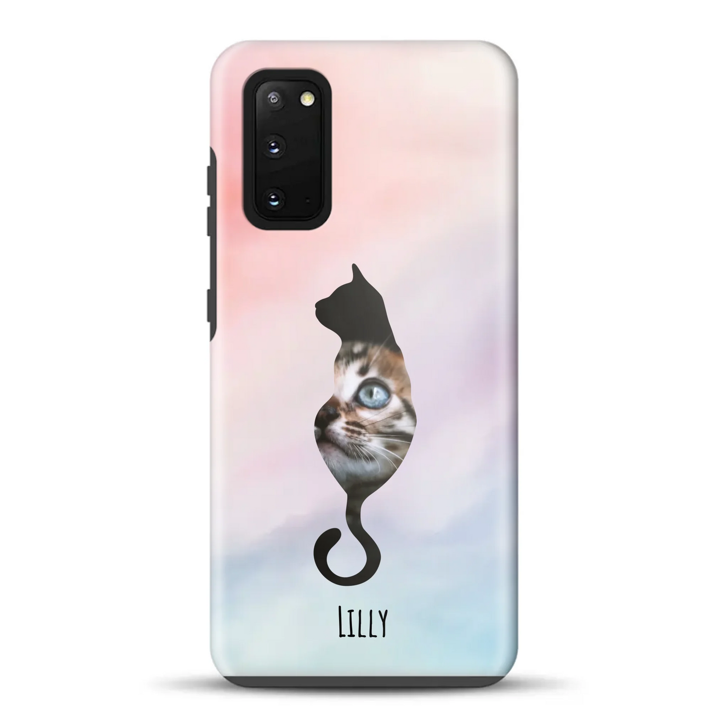 Silhouette Love - Individuelle Premium Hülle für Samsung