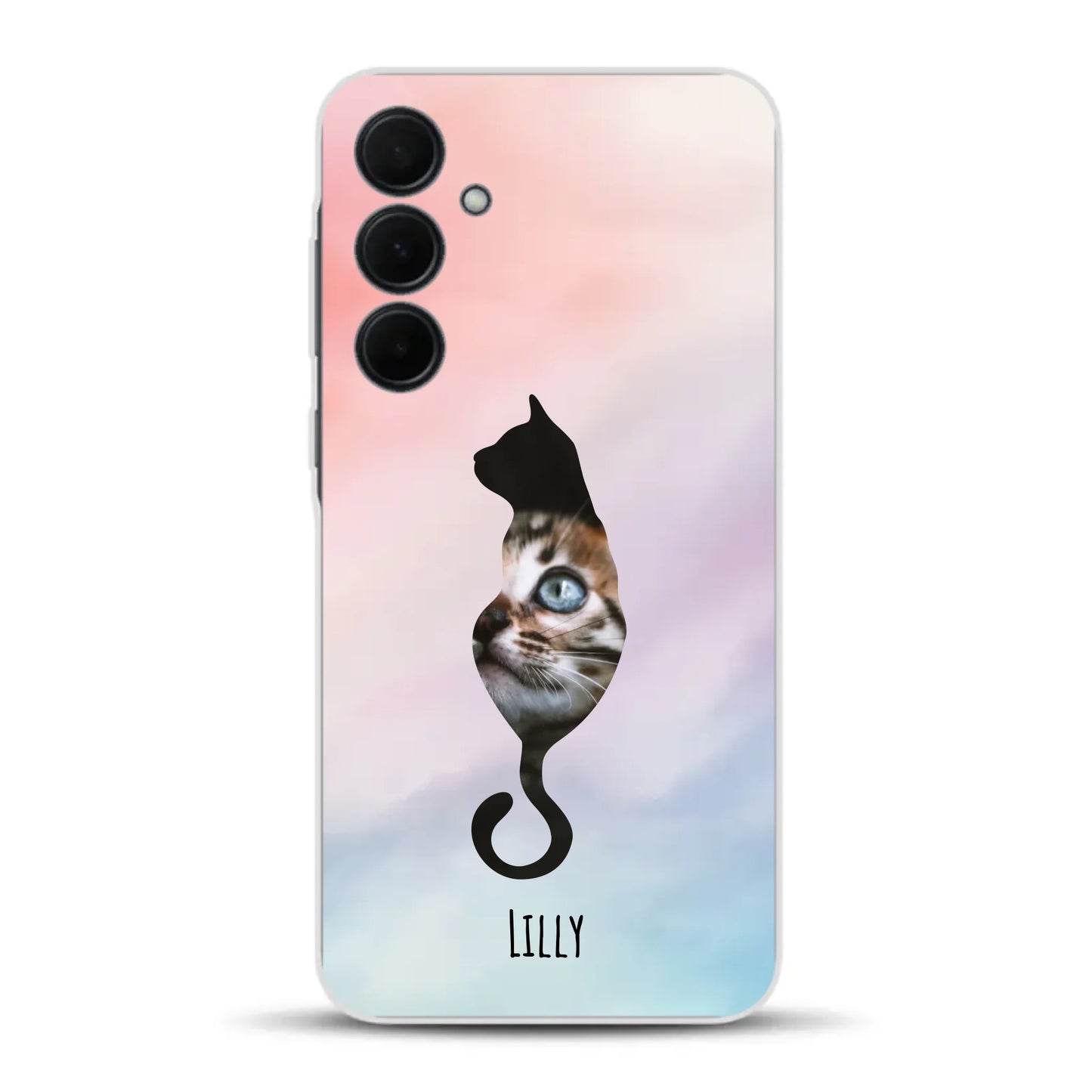 Silhouette Love - Individuelle Handyhülle für Samsung