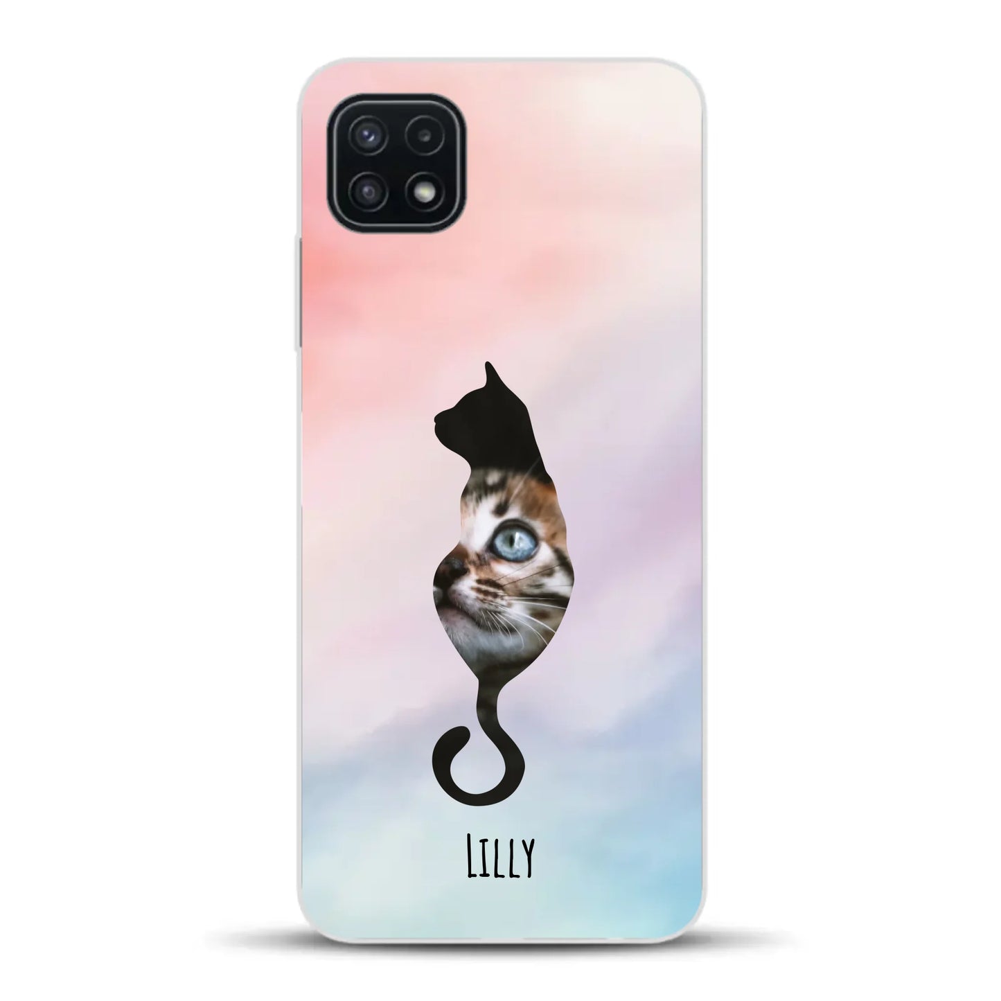 Silhouette Love - Individuelle Handyhülle für Samsung