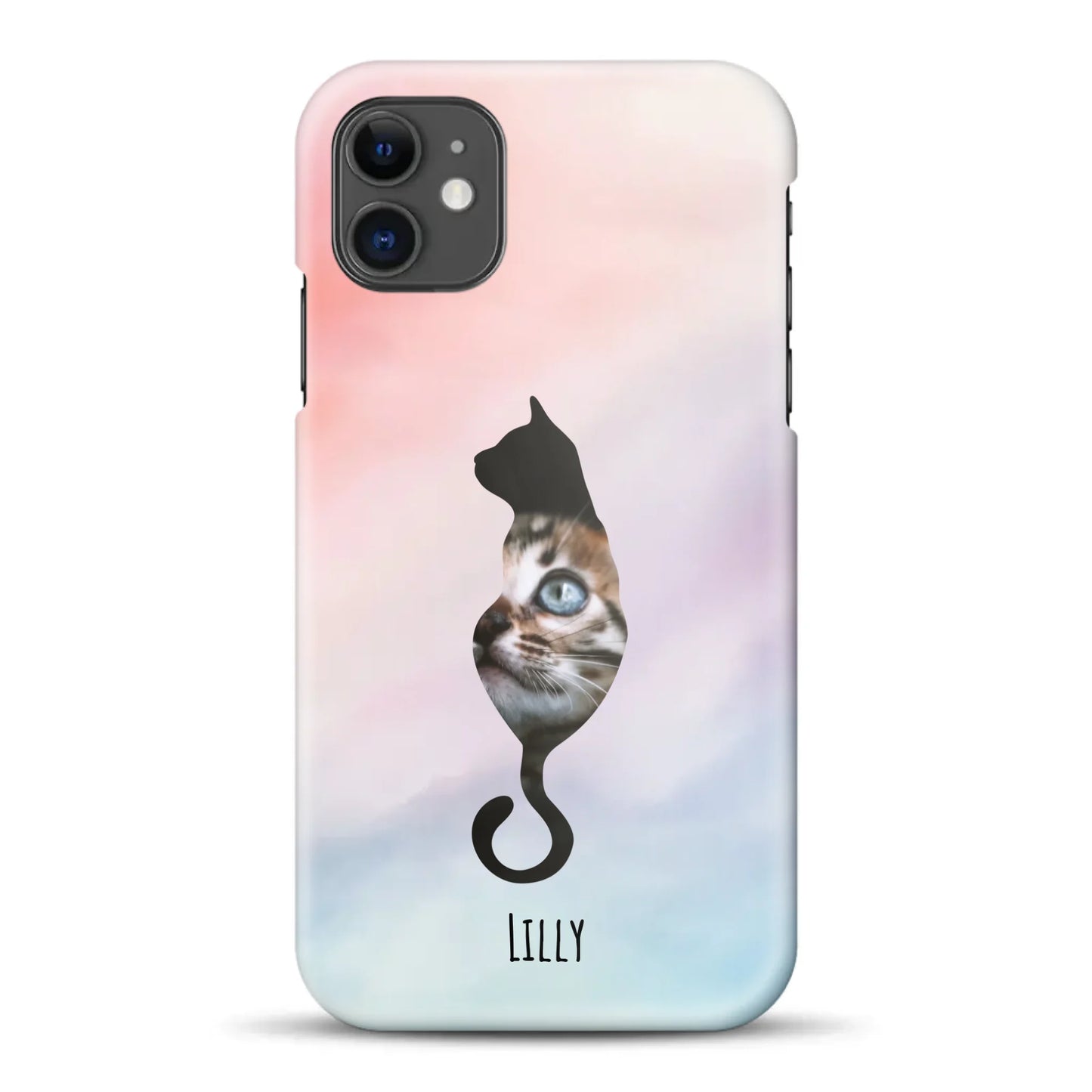 Silhouette Love - Individuelle Hardcase Hülle für iPhone