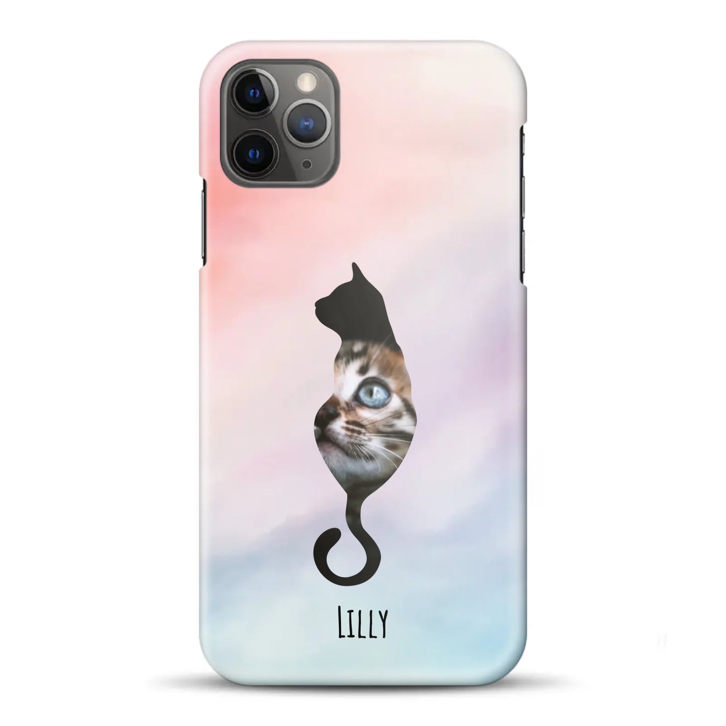 Silhouette Love - Individuelle Hardcase Hülle für iPhone