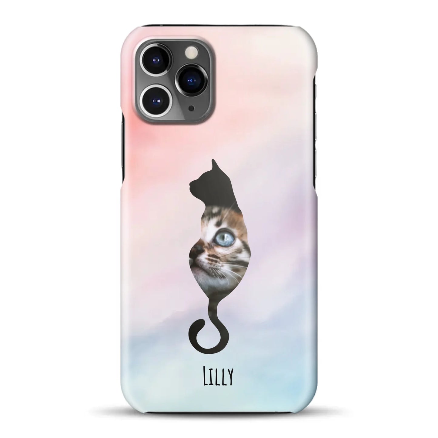 Silhouette Love - Individuelle Hardcase Hülle für iPhone
