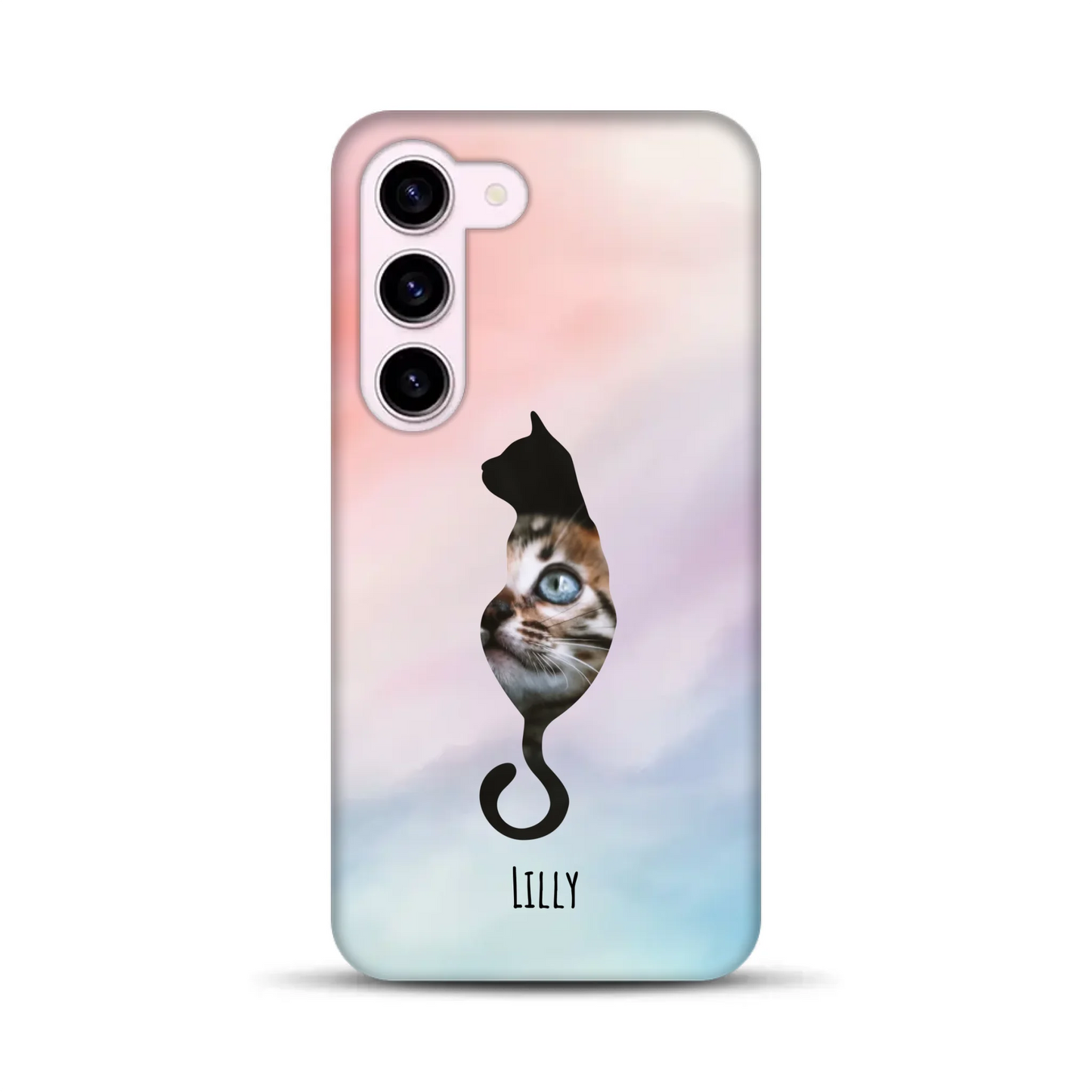 Silhouette Love - Individuelle Premium Hülle für Samsung