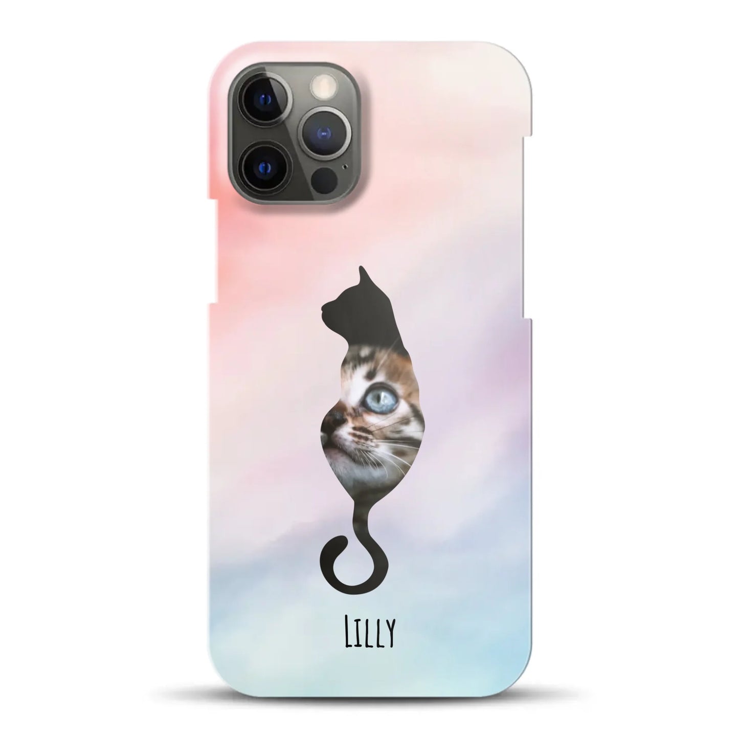 Silhouette Love - Individuelle Hardcase Hülle für iPhone