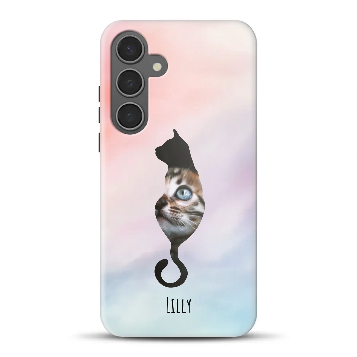 Silhouette Love - Individuelle Premium Hülle für Samsung