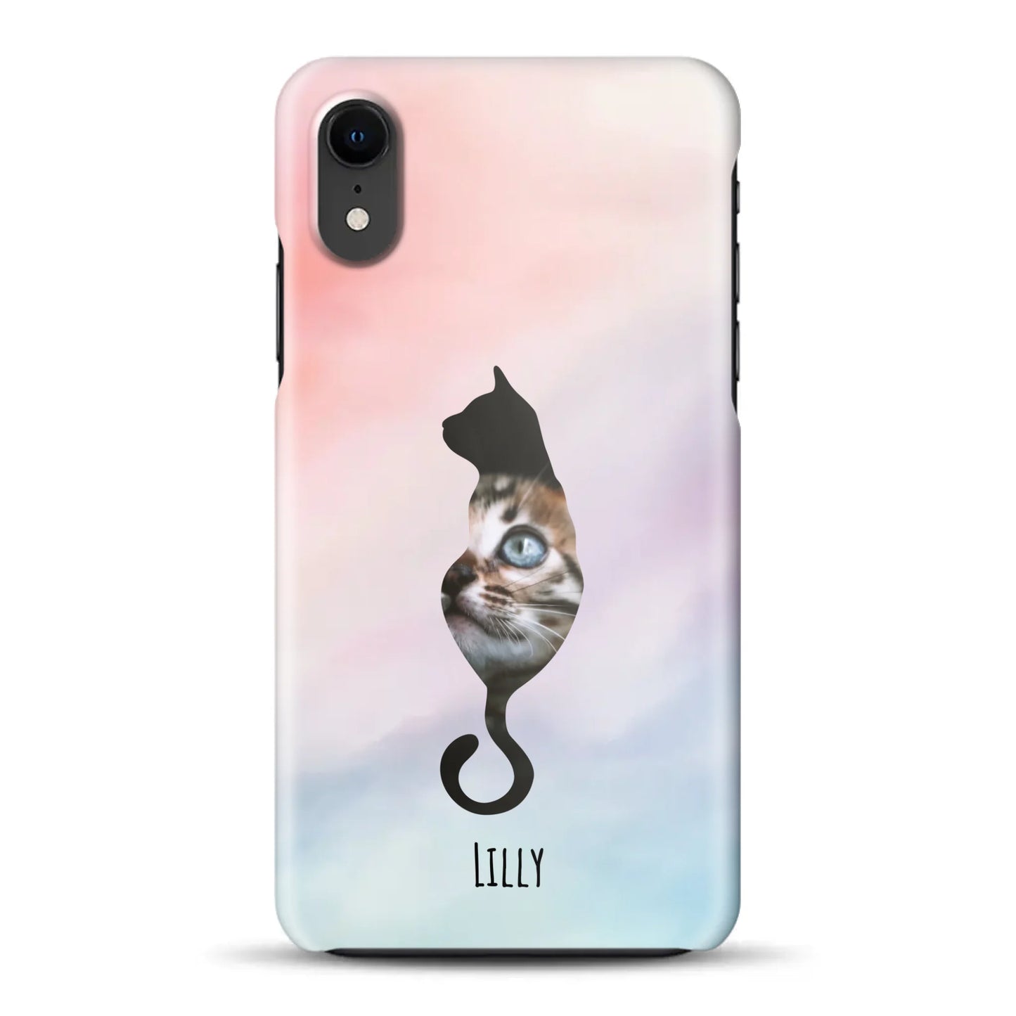 Silhouette Love - Individuelle Hardcase Hülle für iPhone