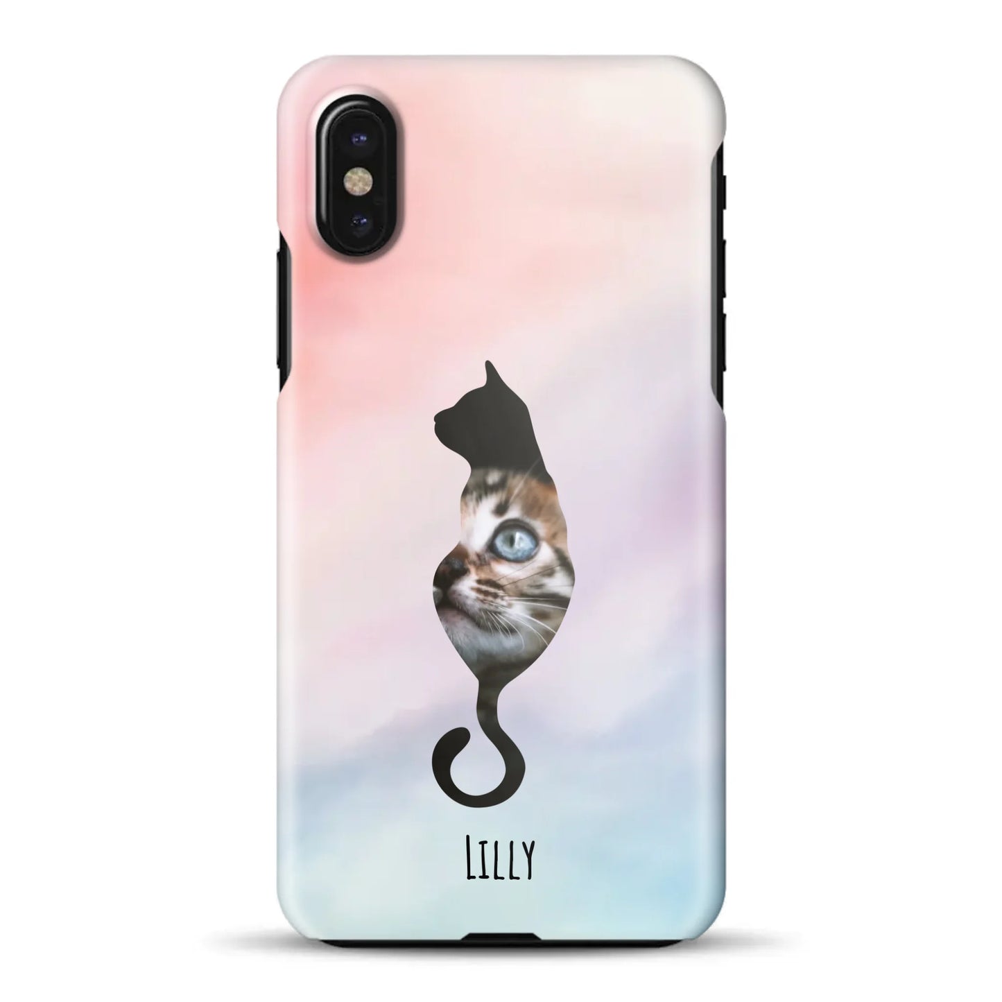 Silhouette Love - Individuelle Hardcase Hülle für iPhone