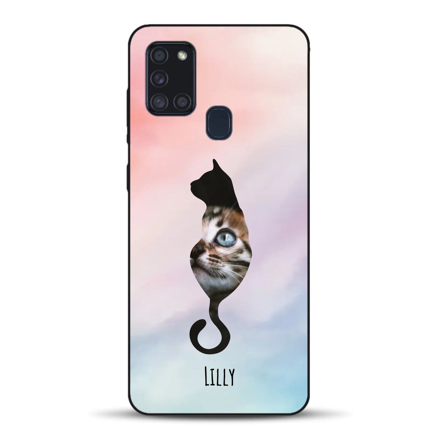 Silhouette Love - Individuelle Handyhülle für Samsung