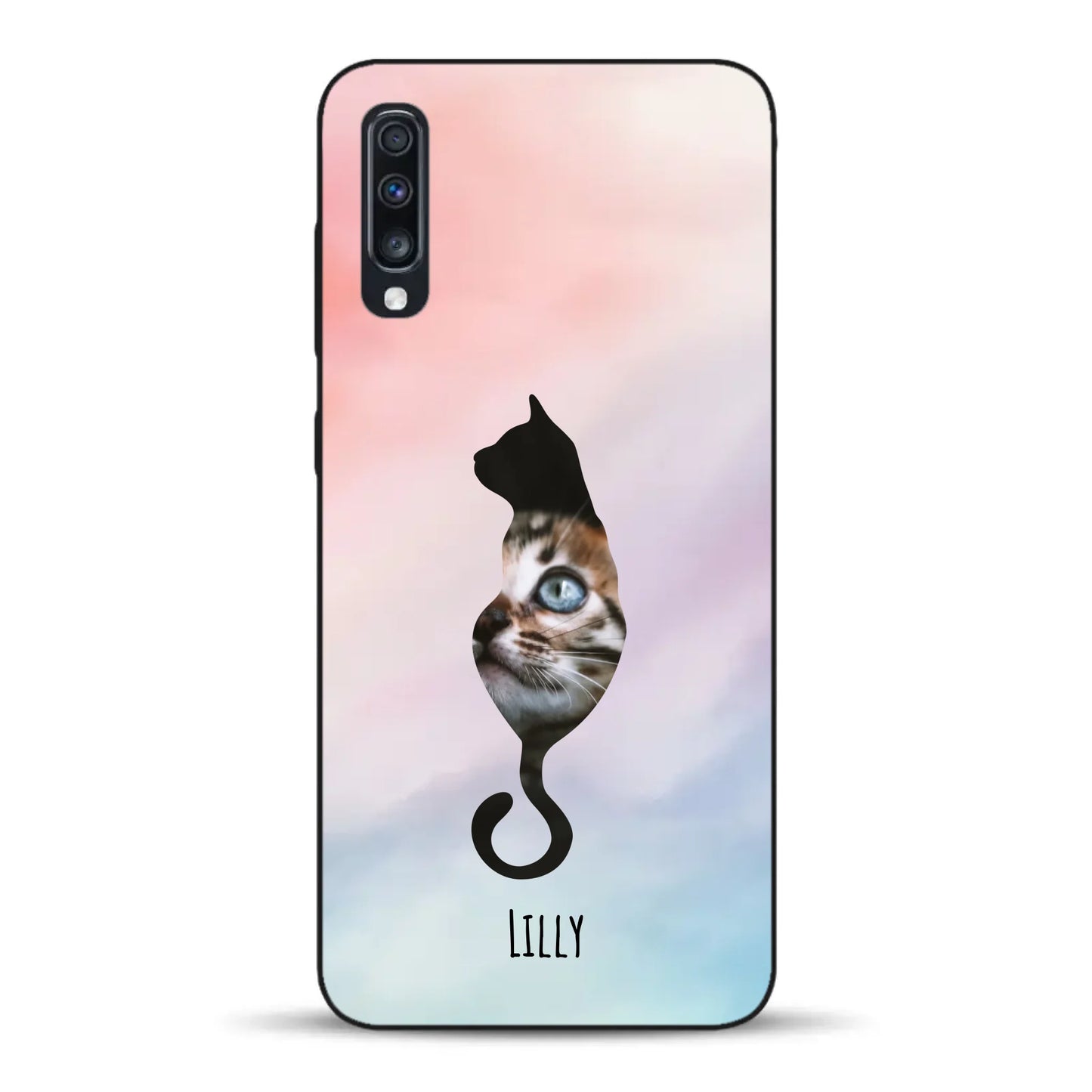 Silhouette Love - Individuelle Handyhülle für Samsung