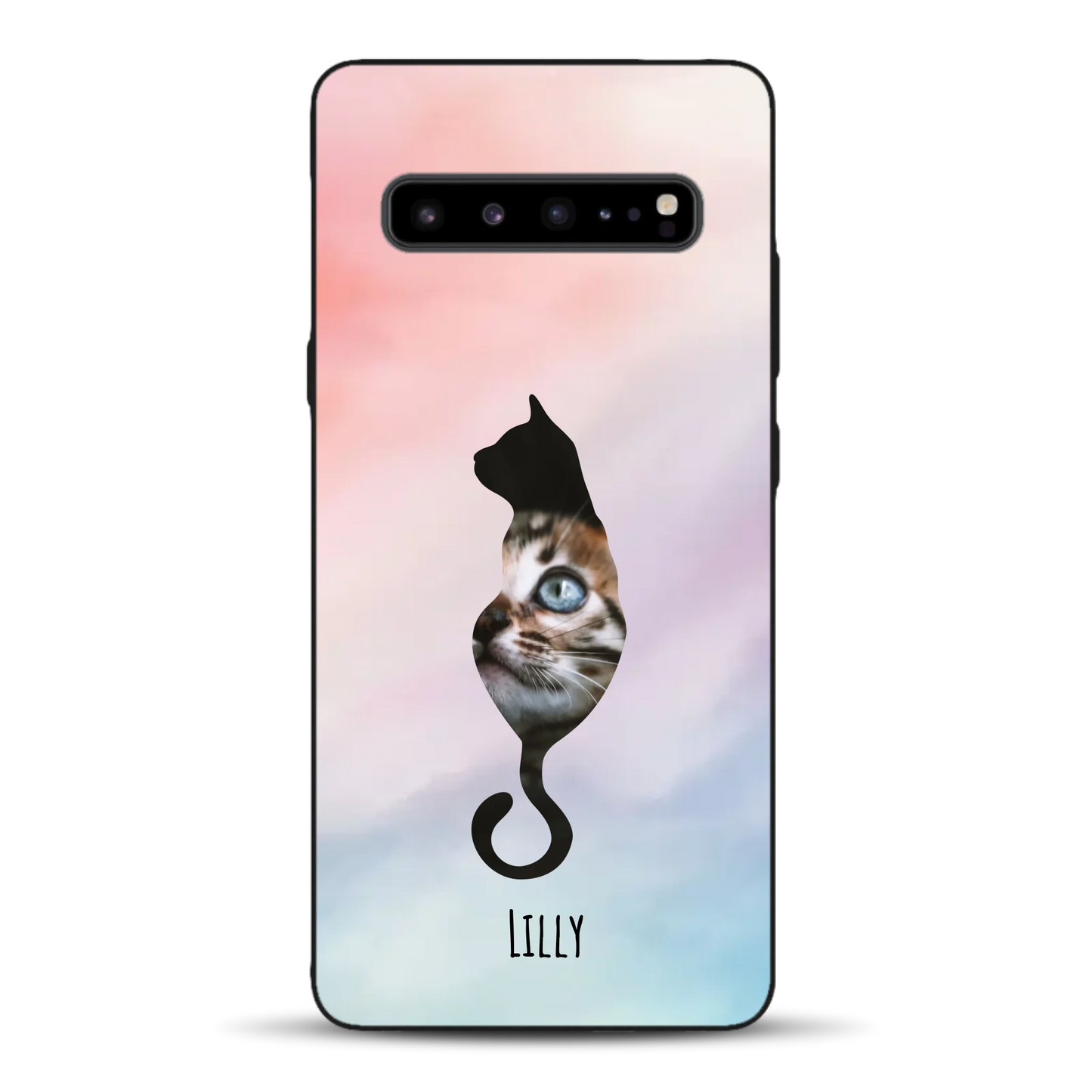 Silhouette Love - Individuelle Handyhülle für Samsung