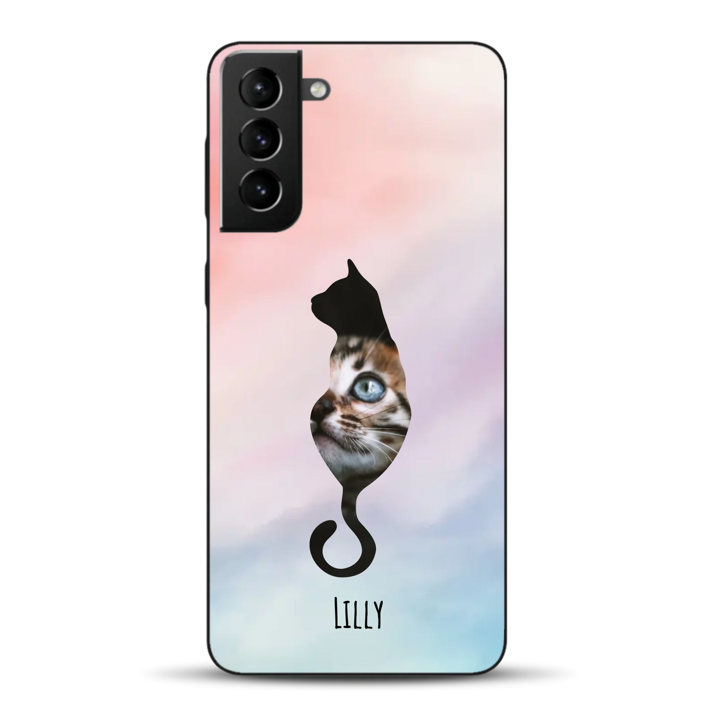 Silhouette Love - Individuelle Handyhülle für Samsung
