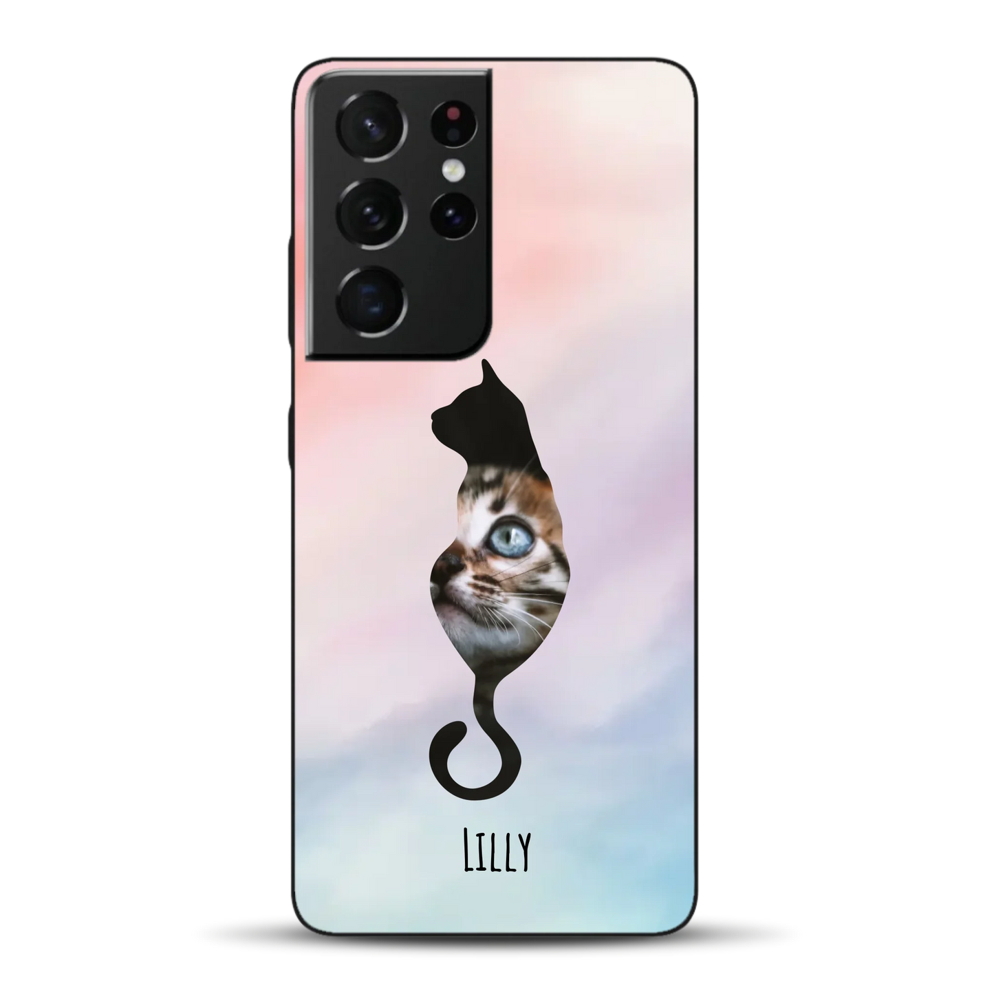 Silhouette Love - Individuelle Handyhülle für Samsung