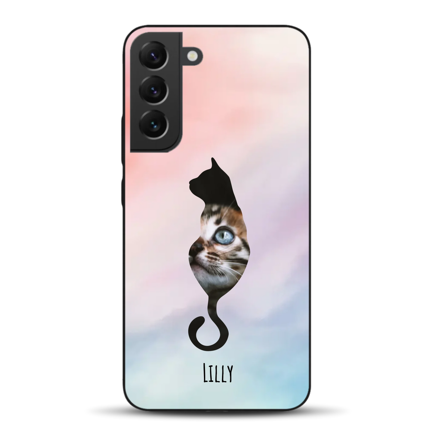 Silhouette Love - Individuelle Handyhülle für Samsung