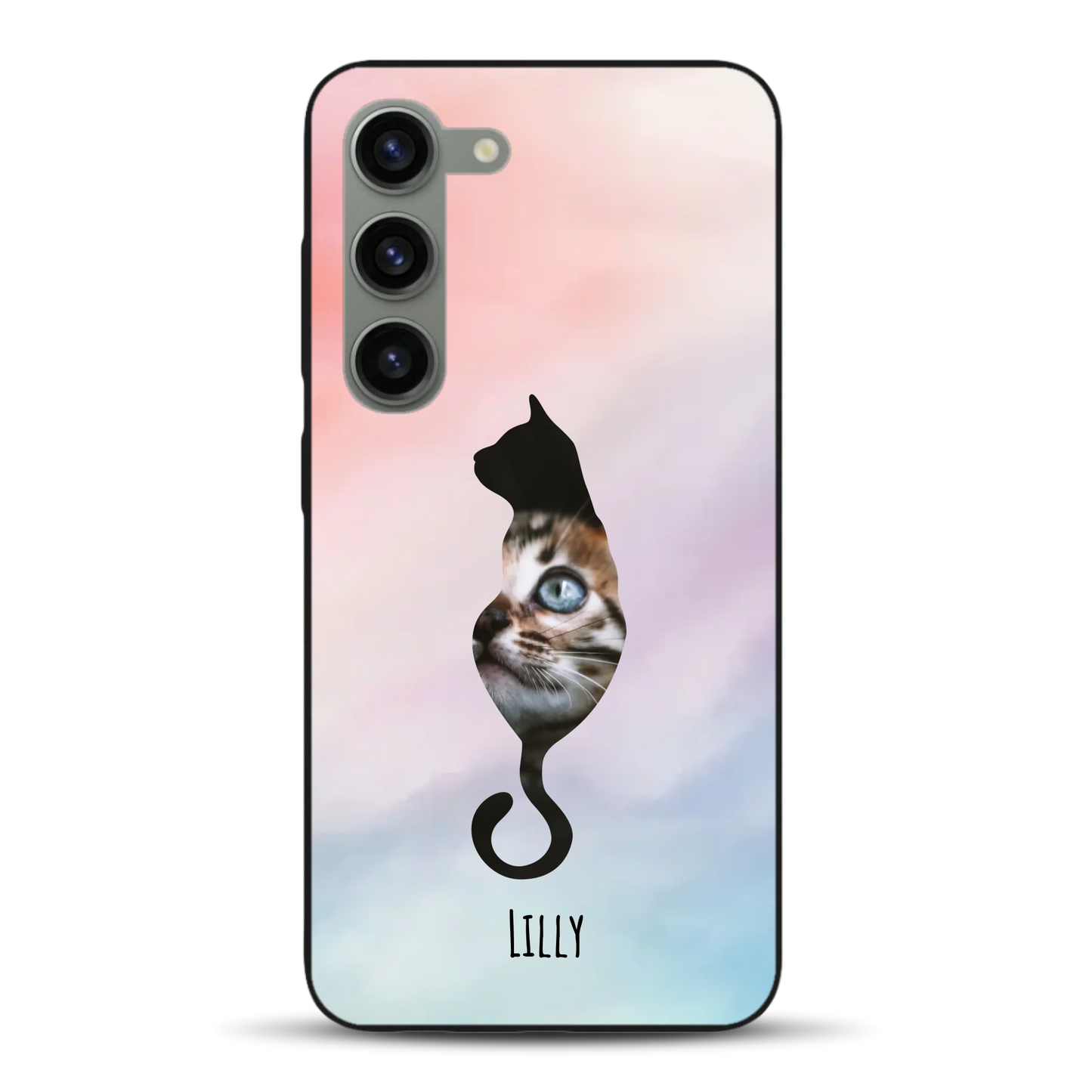 Silhouette Love - Individuelle Handyhülle für Samsung