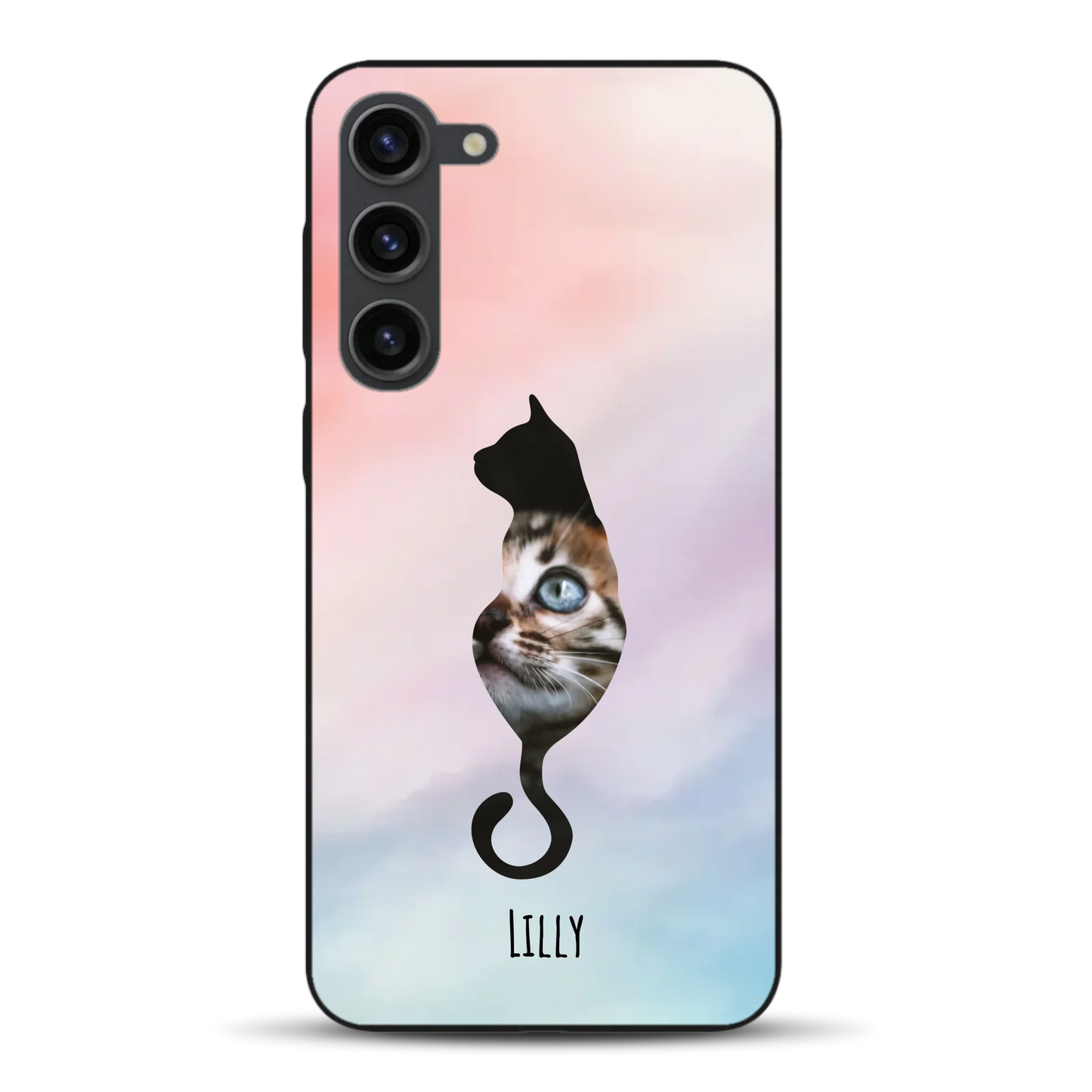 Silhouette Love - Individuelle Handyhülle für Samsung