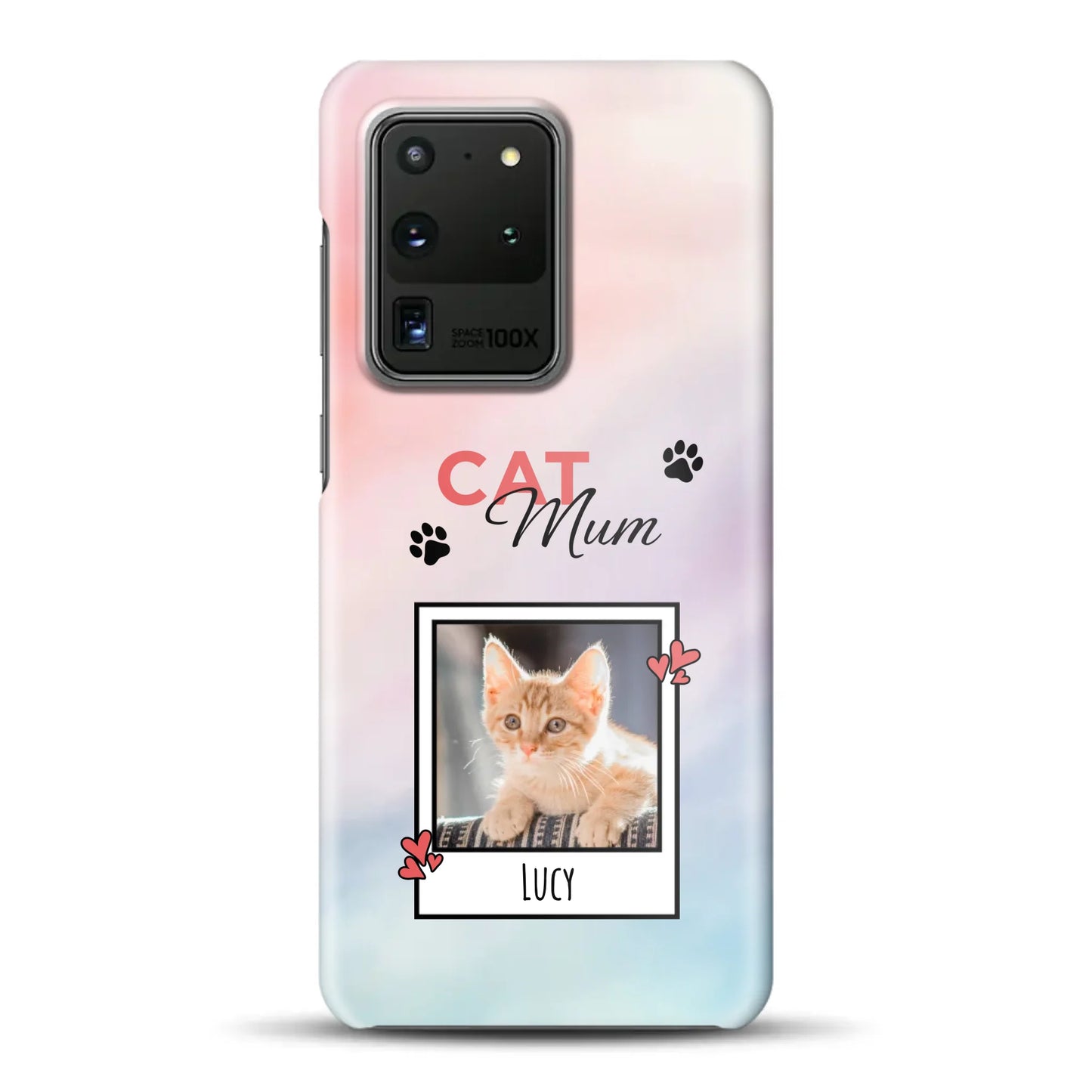 Katzen Mama - Individuelle Hardcase Hülle für Samsung