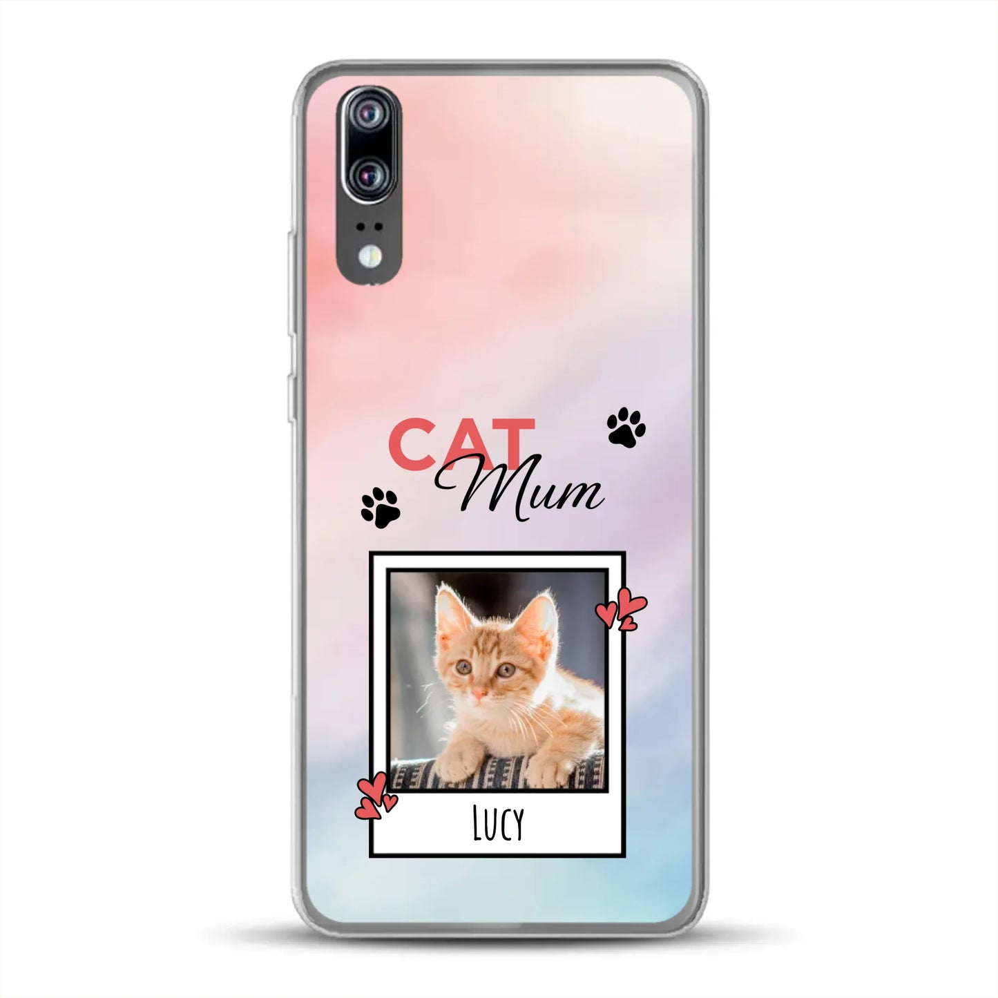 Katzen Mama - Individuelle Handyhülle für Huawei