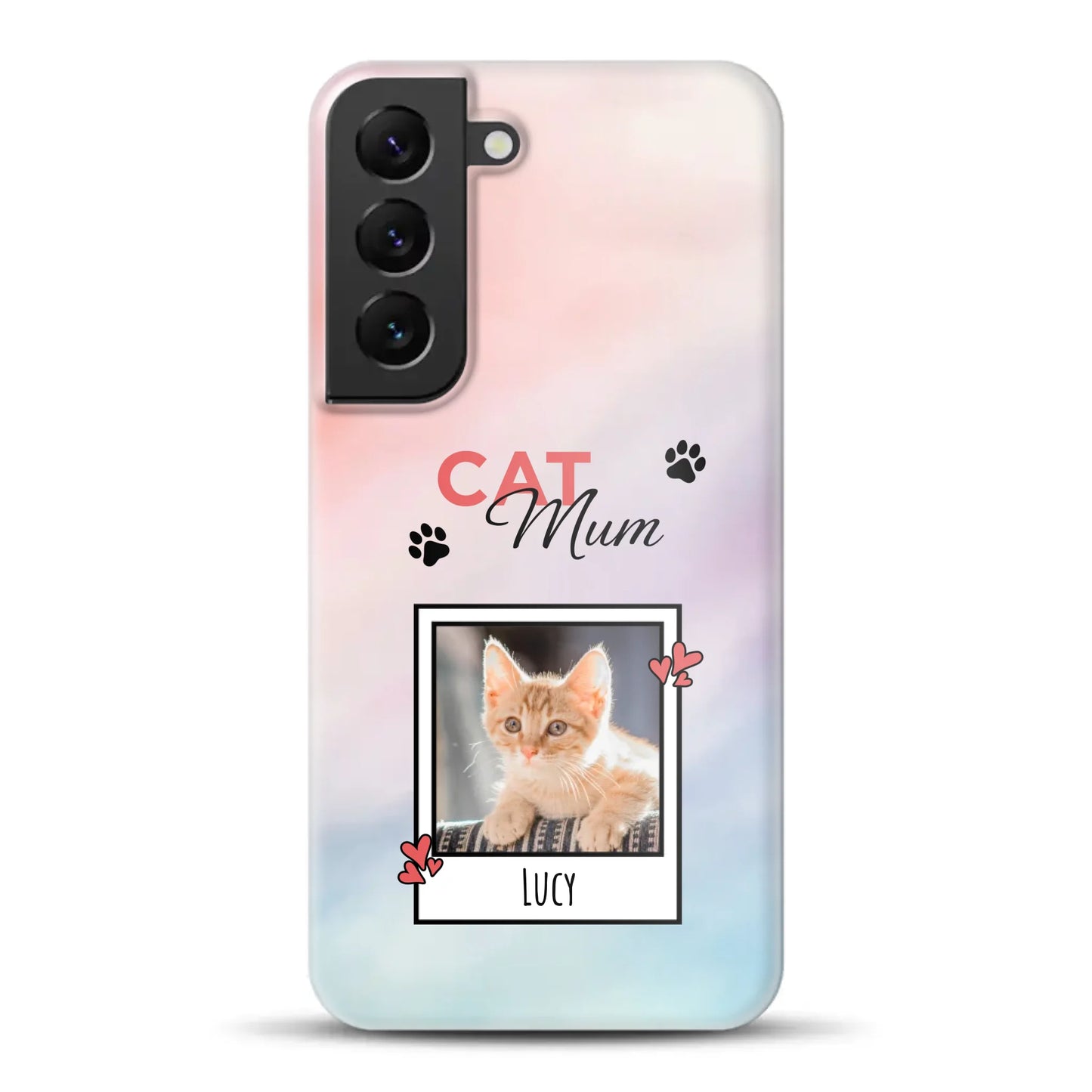 Katzen Mama - Individuelle Hardcase Hülle für Samsung