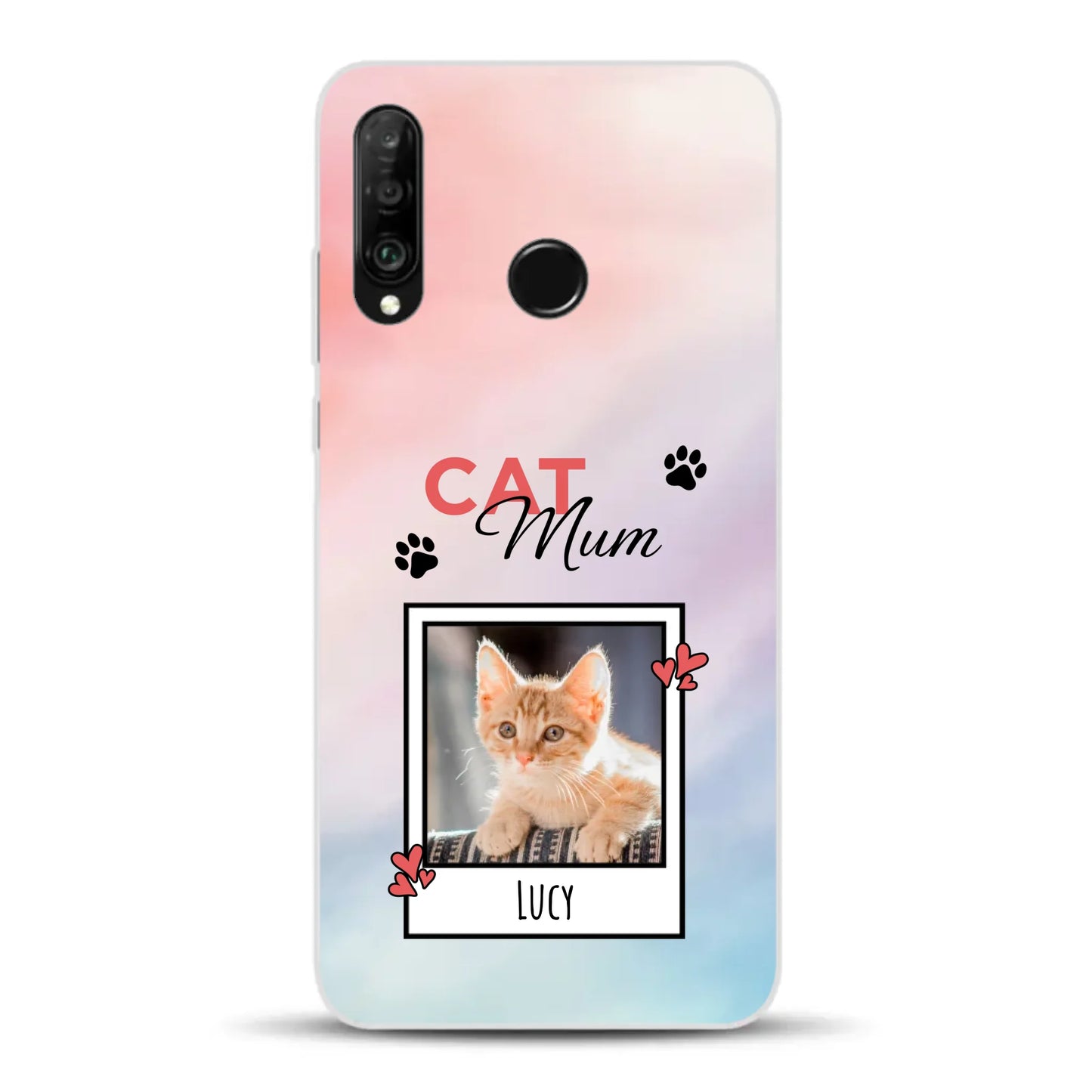 Katzen Mama - Individuelle Handyhülle für Huawei