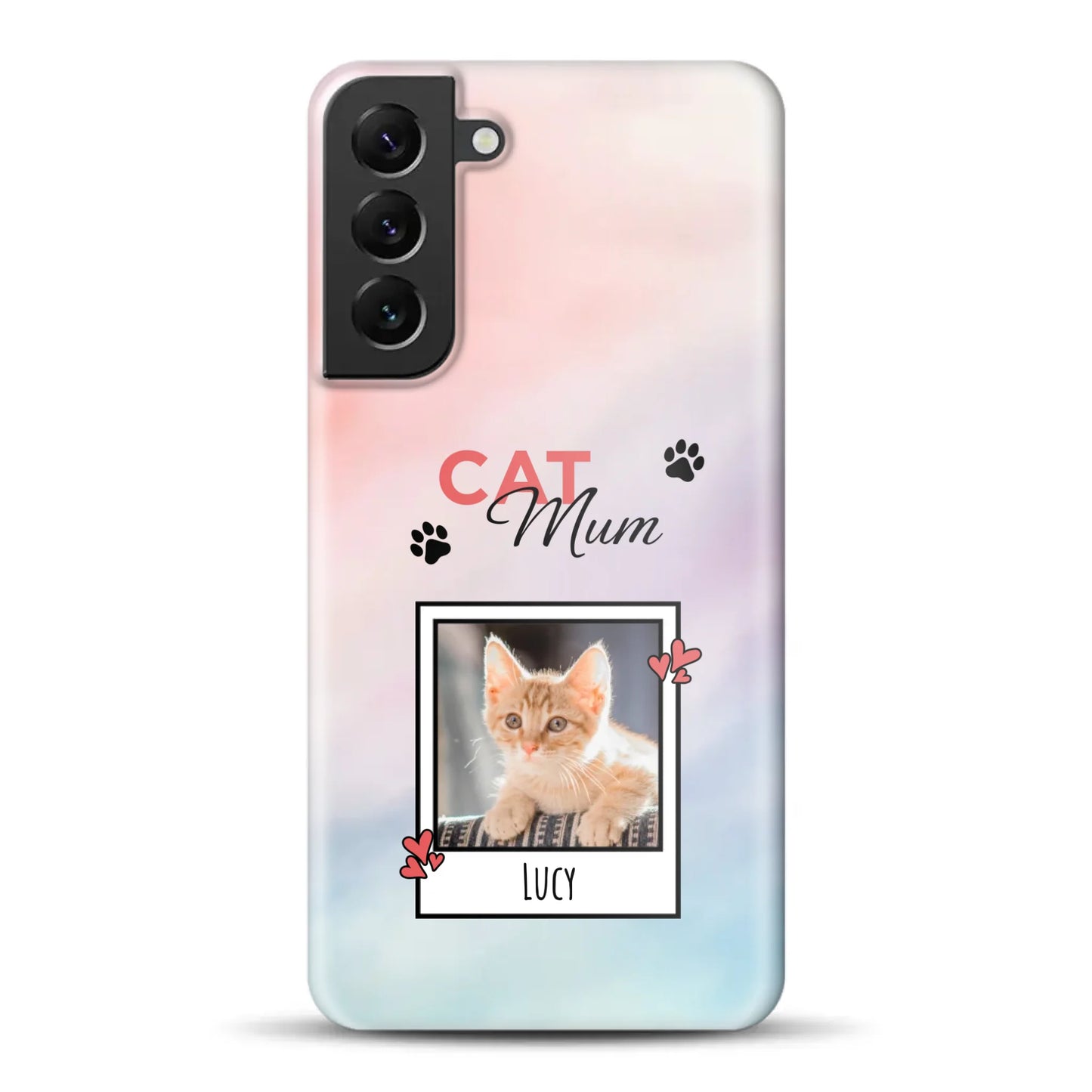 Katzen Mama - Individuelle Hardcase Hülle für Samsung