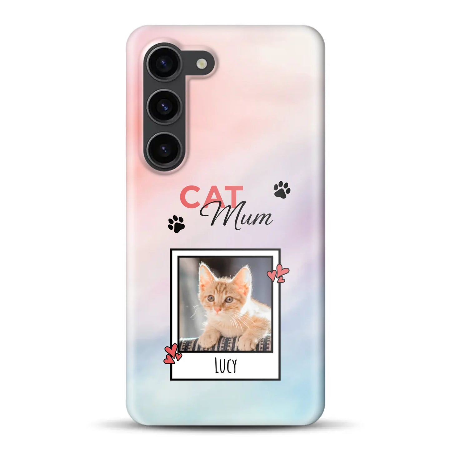 Katzen Mama - Individuelle Hardcase Hülle für Samsung