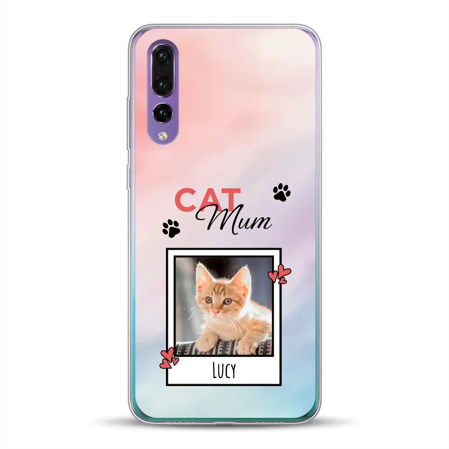 Katzen Mama - Individuelle Handyhülle für Huawei